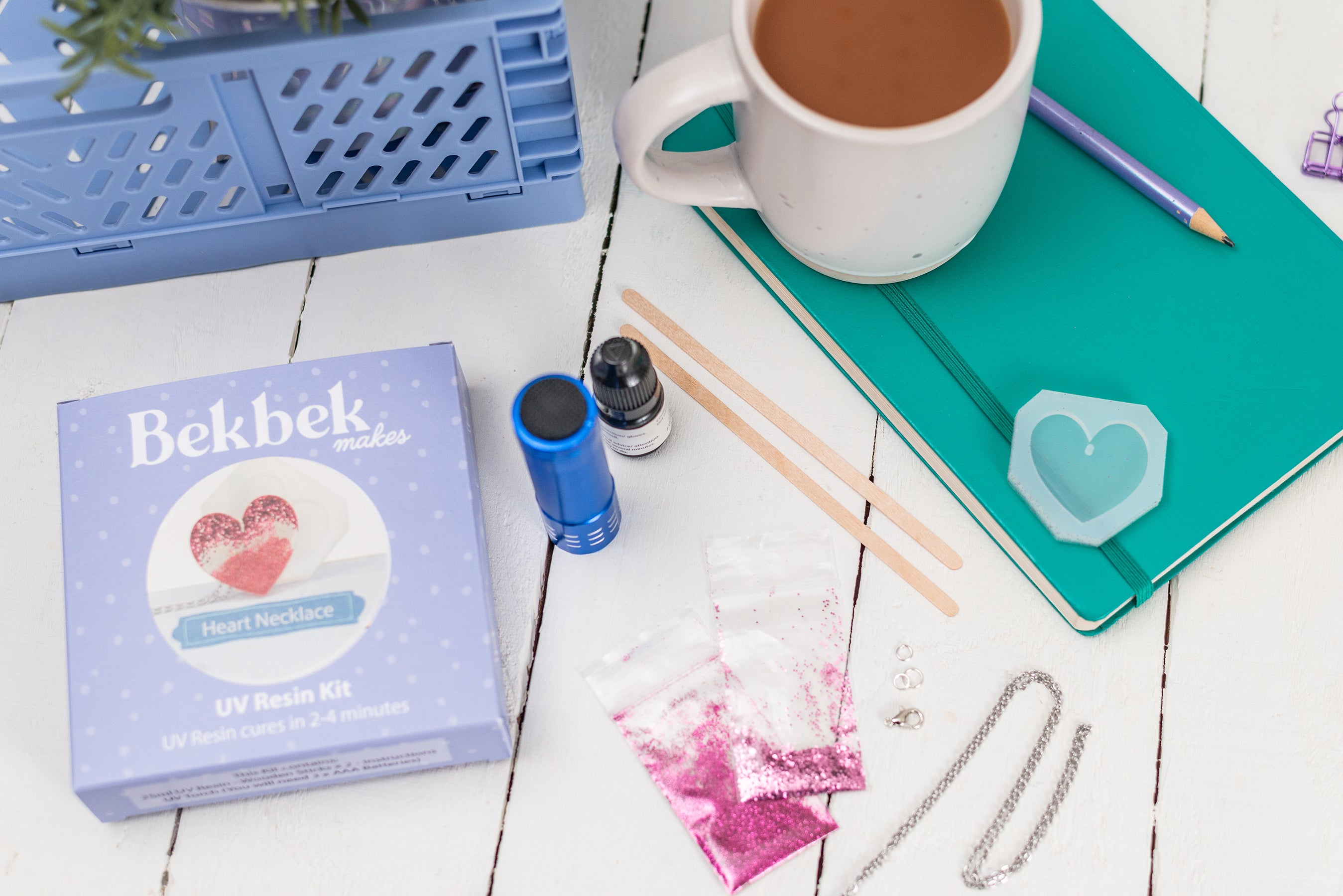 Heart Necklace UV Resin Kit