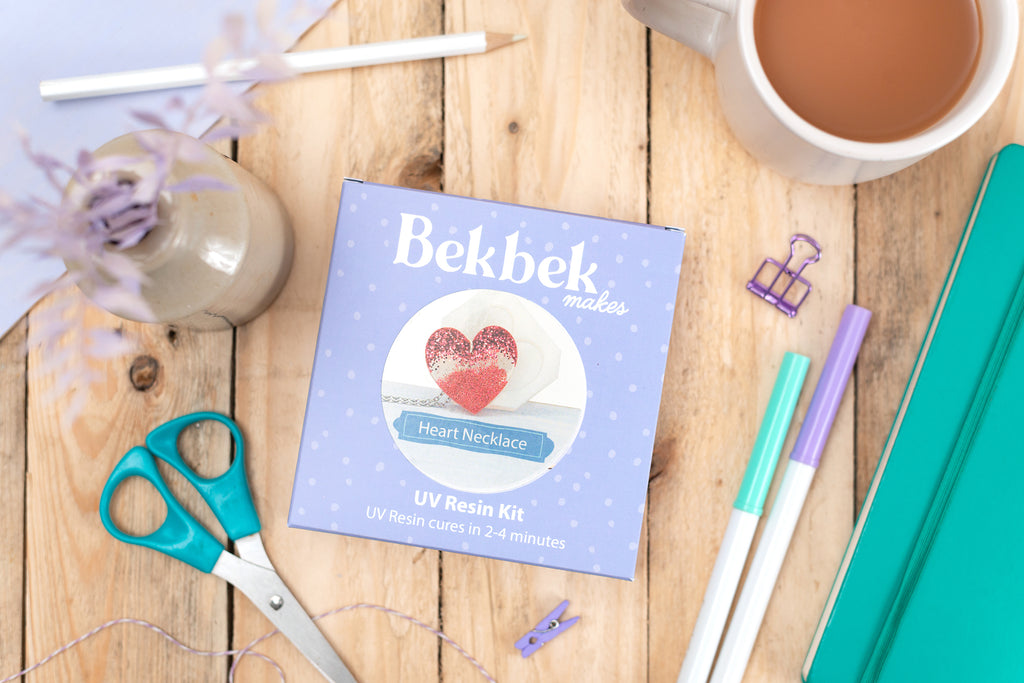 Heart Necklace UV Resin Kit