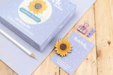 Sunflower Brooch UV Resin Kit