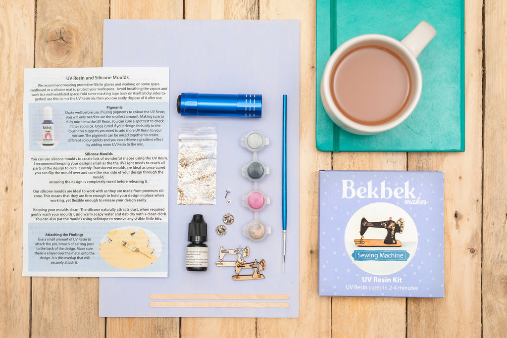 Sewing Machine Pin UV Resin Kit