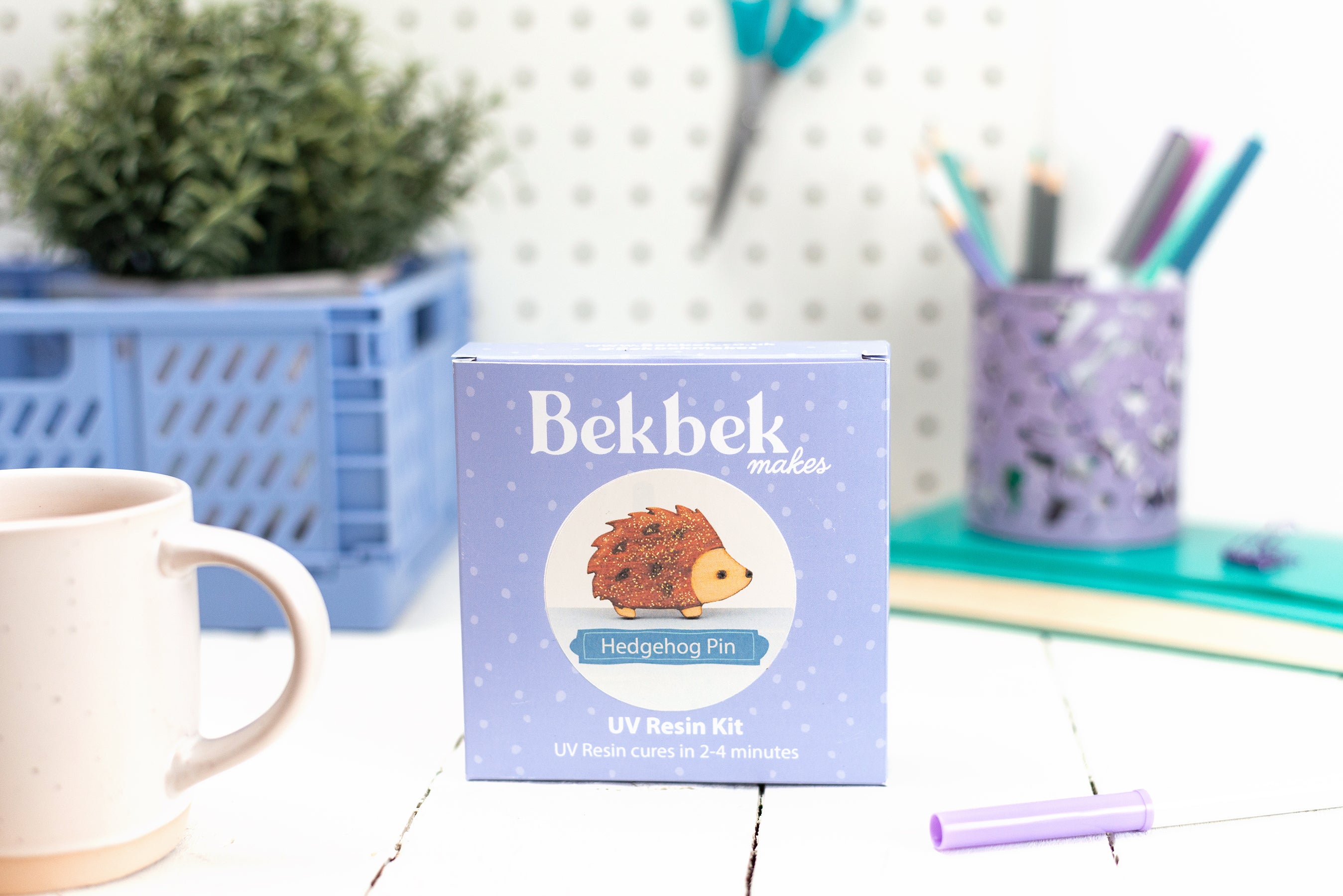 Hedgehog Pin UV Resin Kit