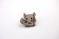 Chinchilla Pin Badge