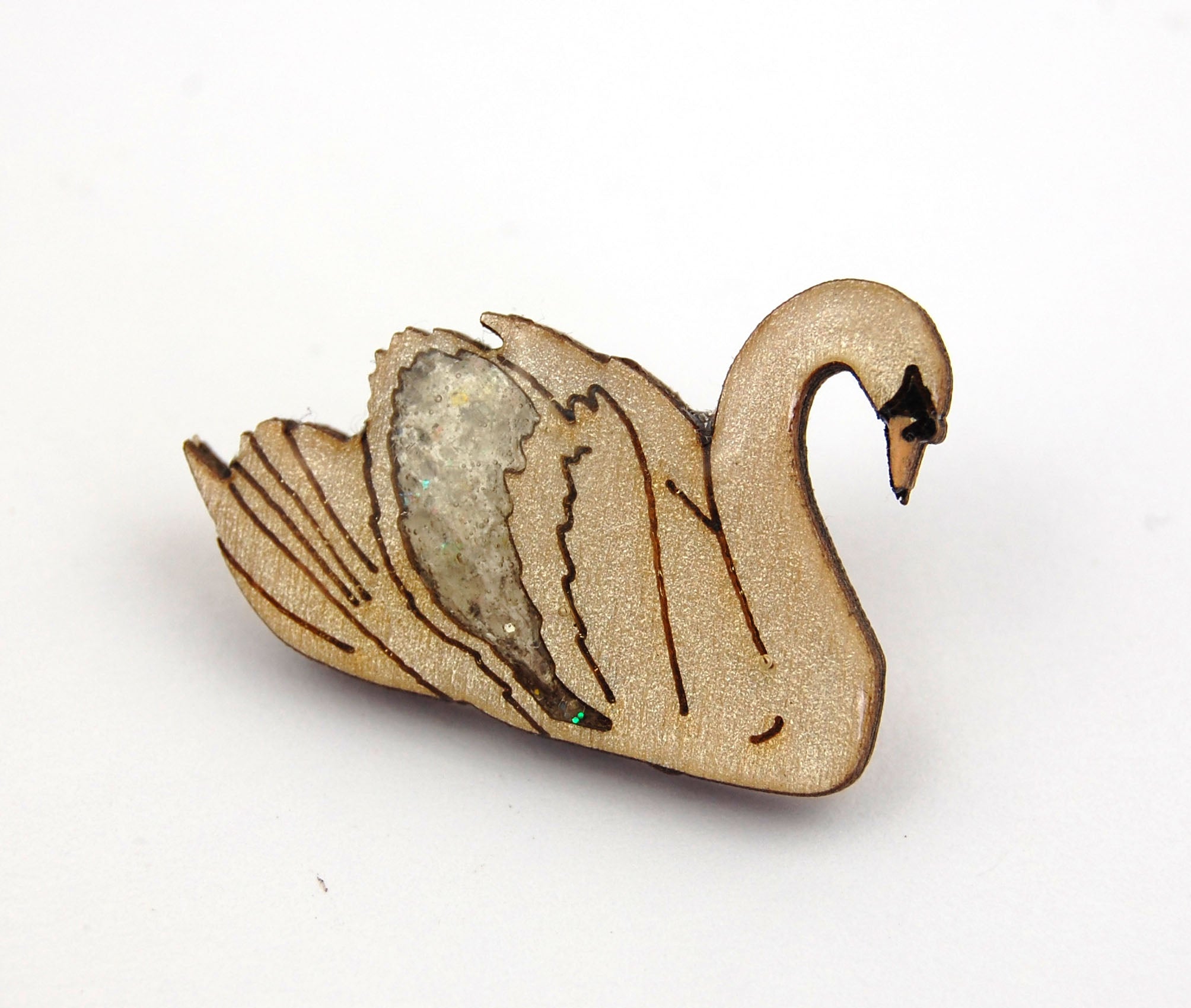 Swan Pin Badge