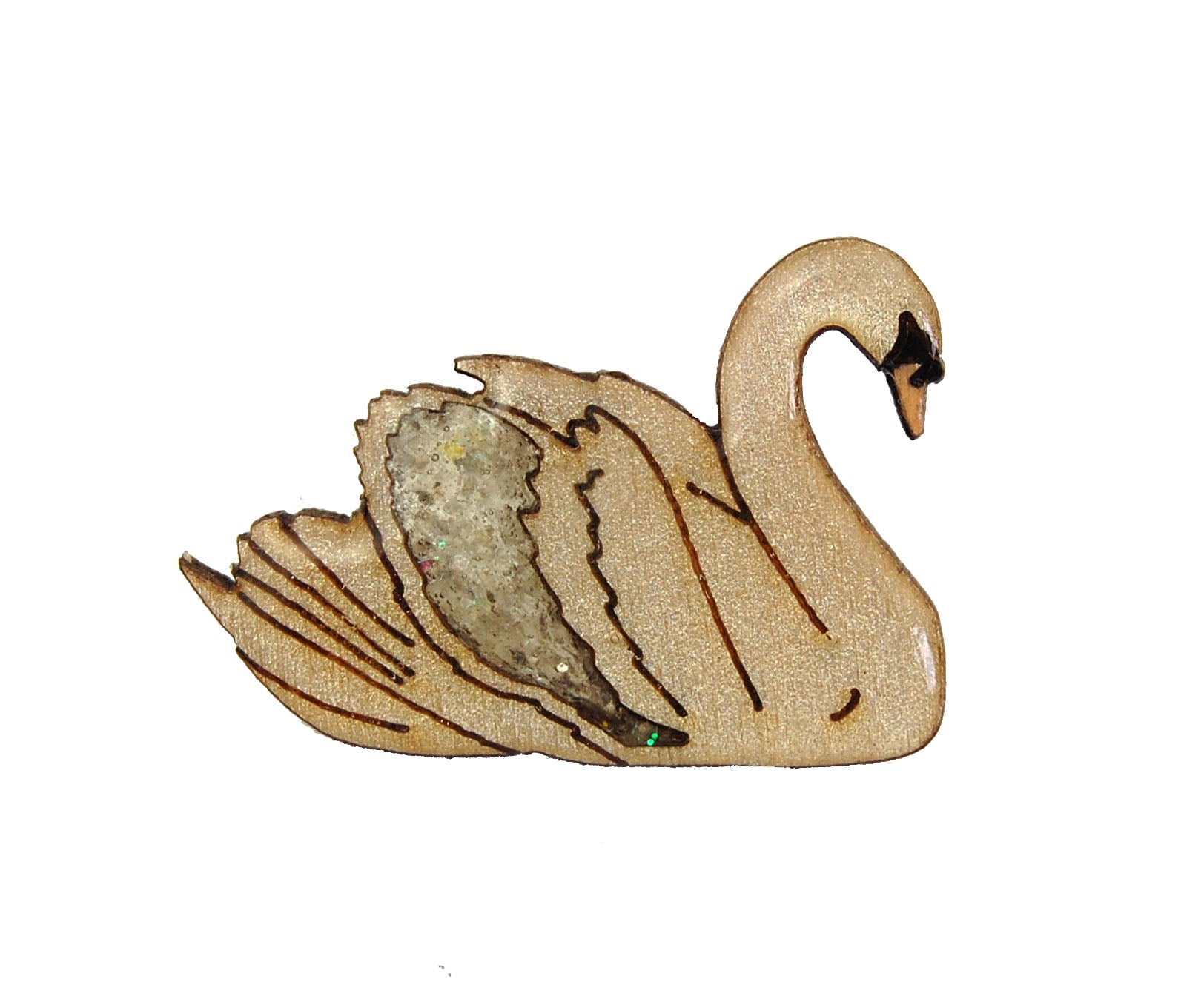 Swan Pin Badge