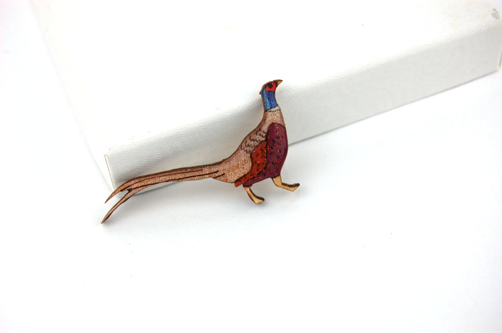 Phesant Pin Badge