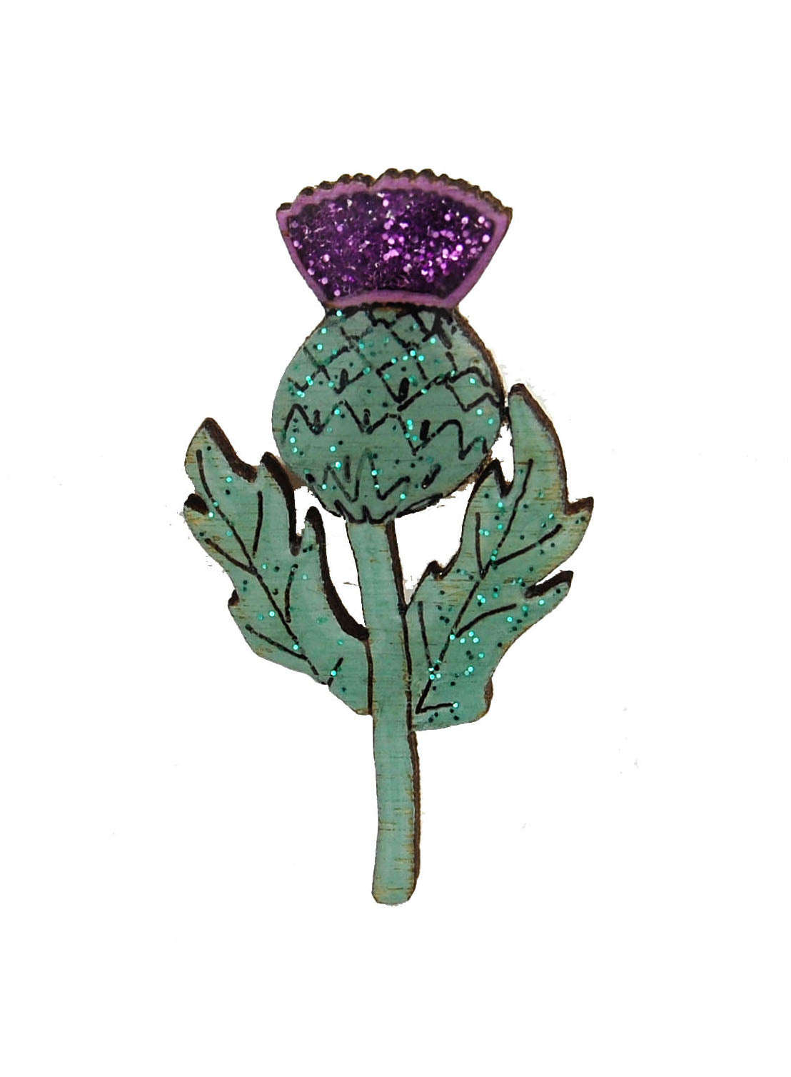 Thistle Pin Badge