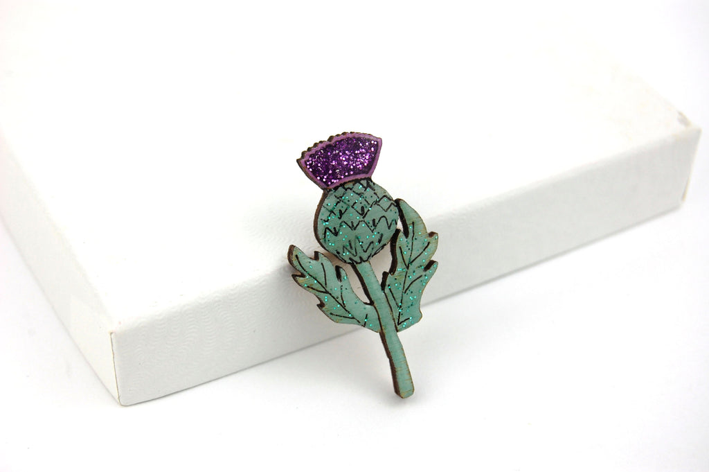 Thistle Pin Badge