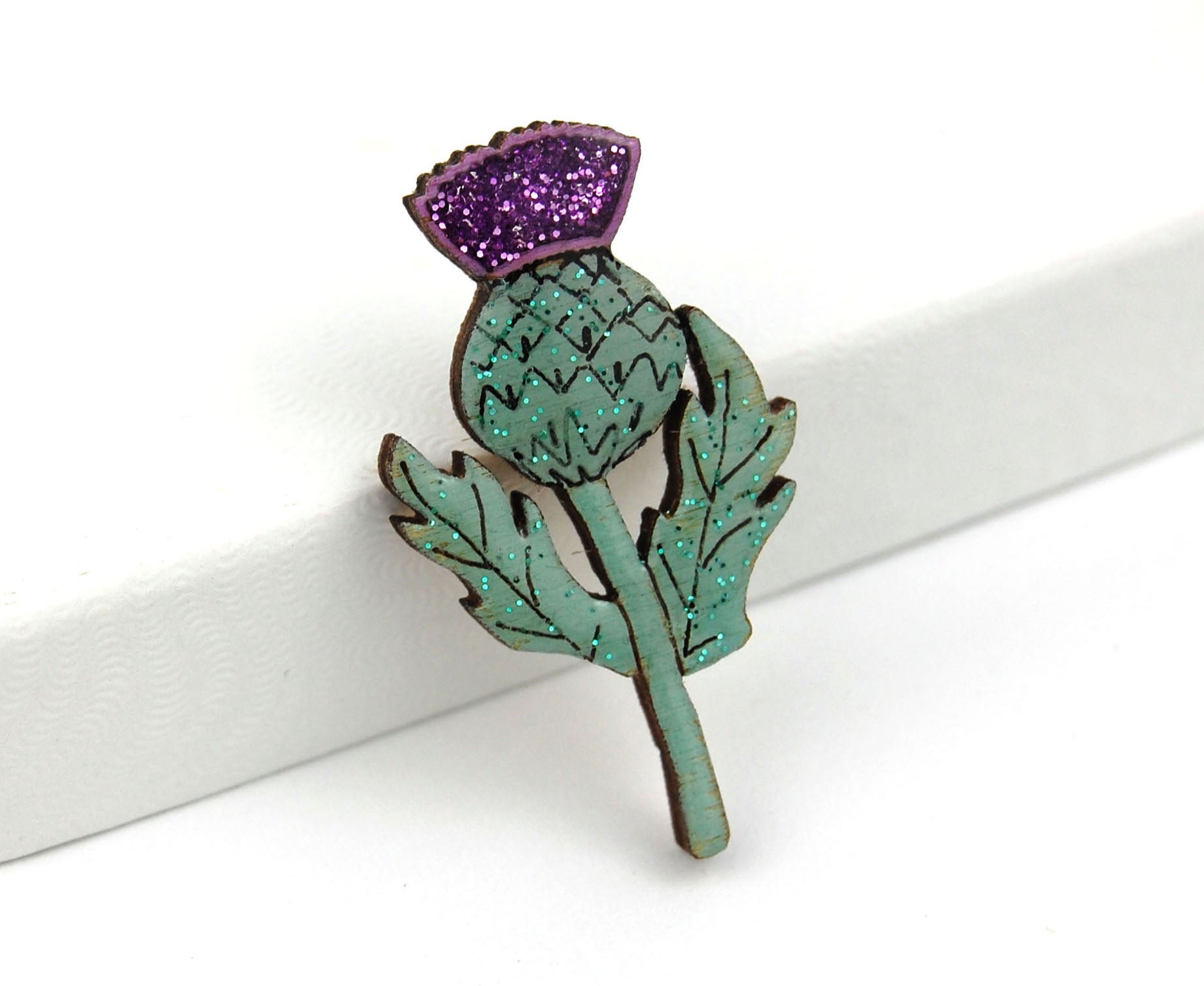 Thistle Pin Badge