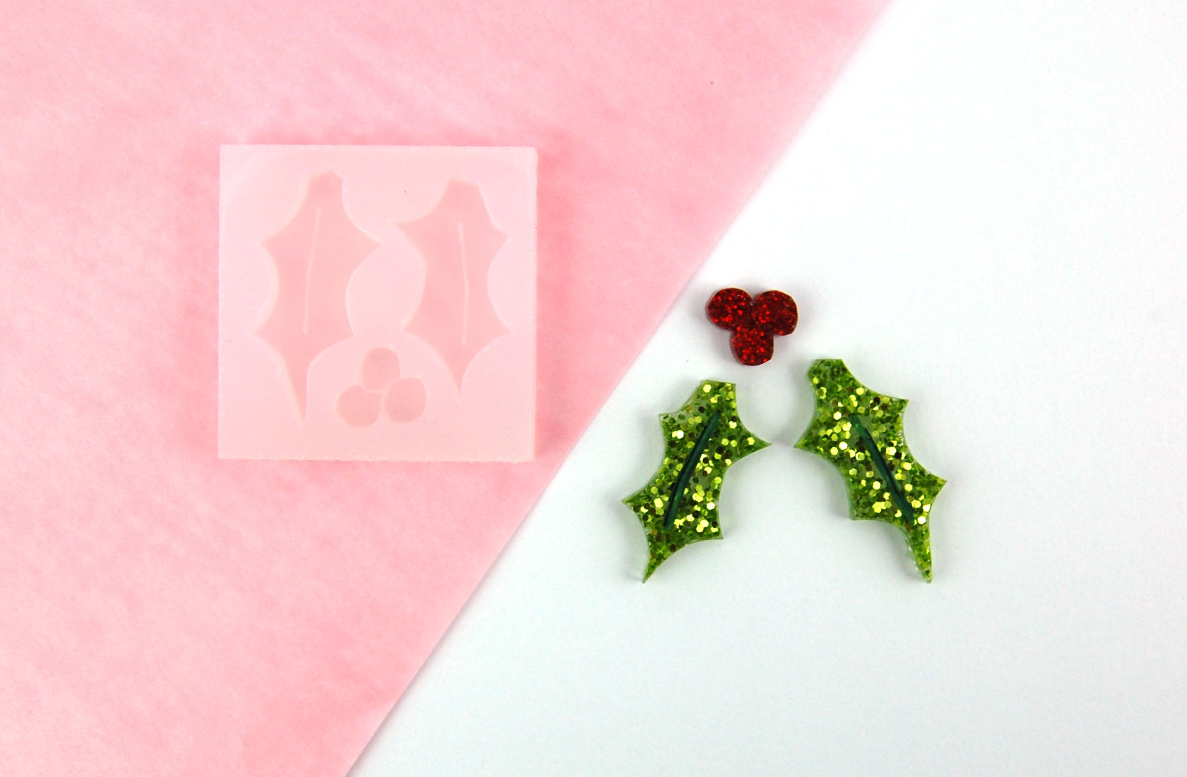 Holly & Berries Reusable Silicone Mould