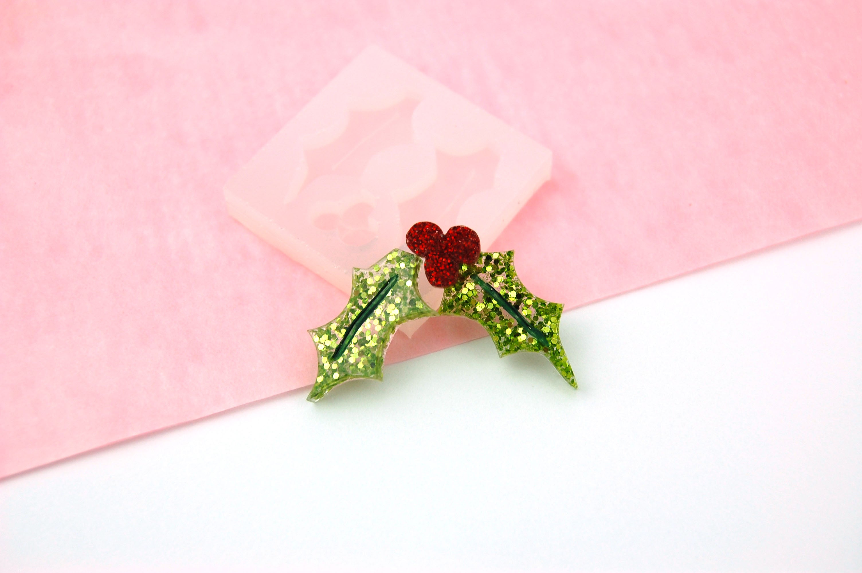 Holly & Berries Reusable Silicone Mould
