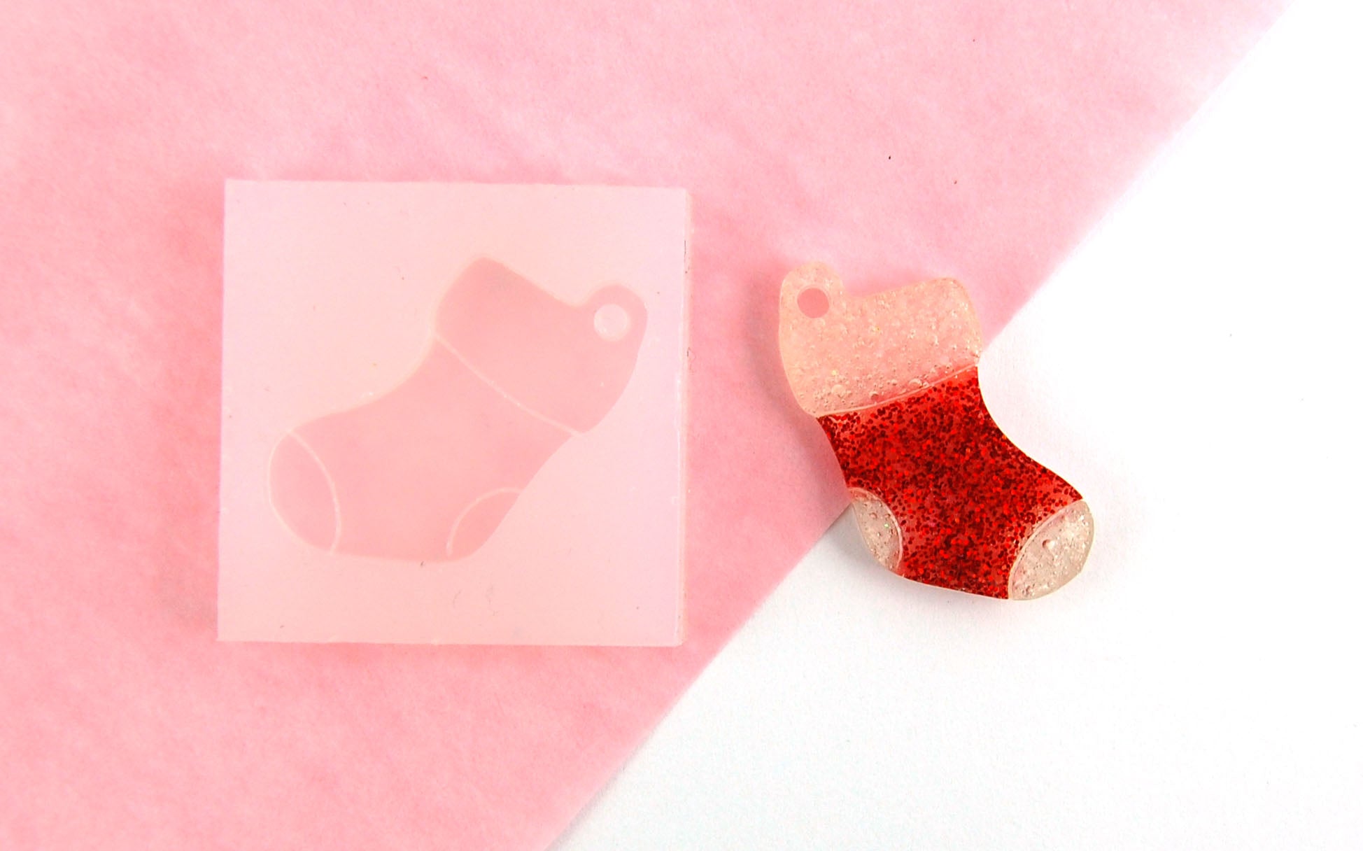 Christmas Stocking Reusable Silicone Mould