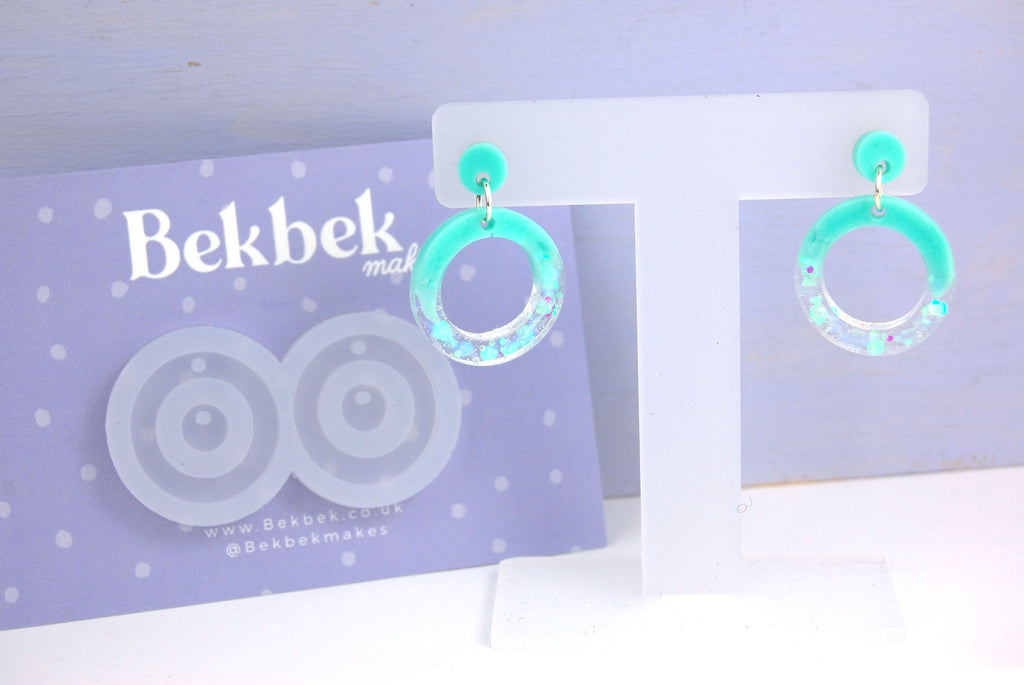 Round Earrings Reusable Silicone Moulds