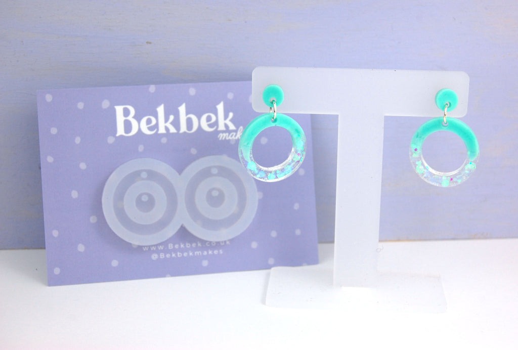 Round Earrings Reusable Silicone Moulds