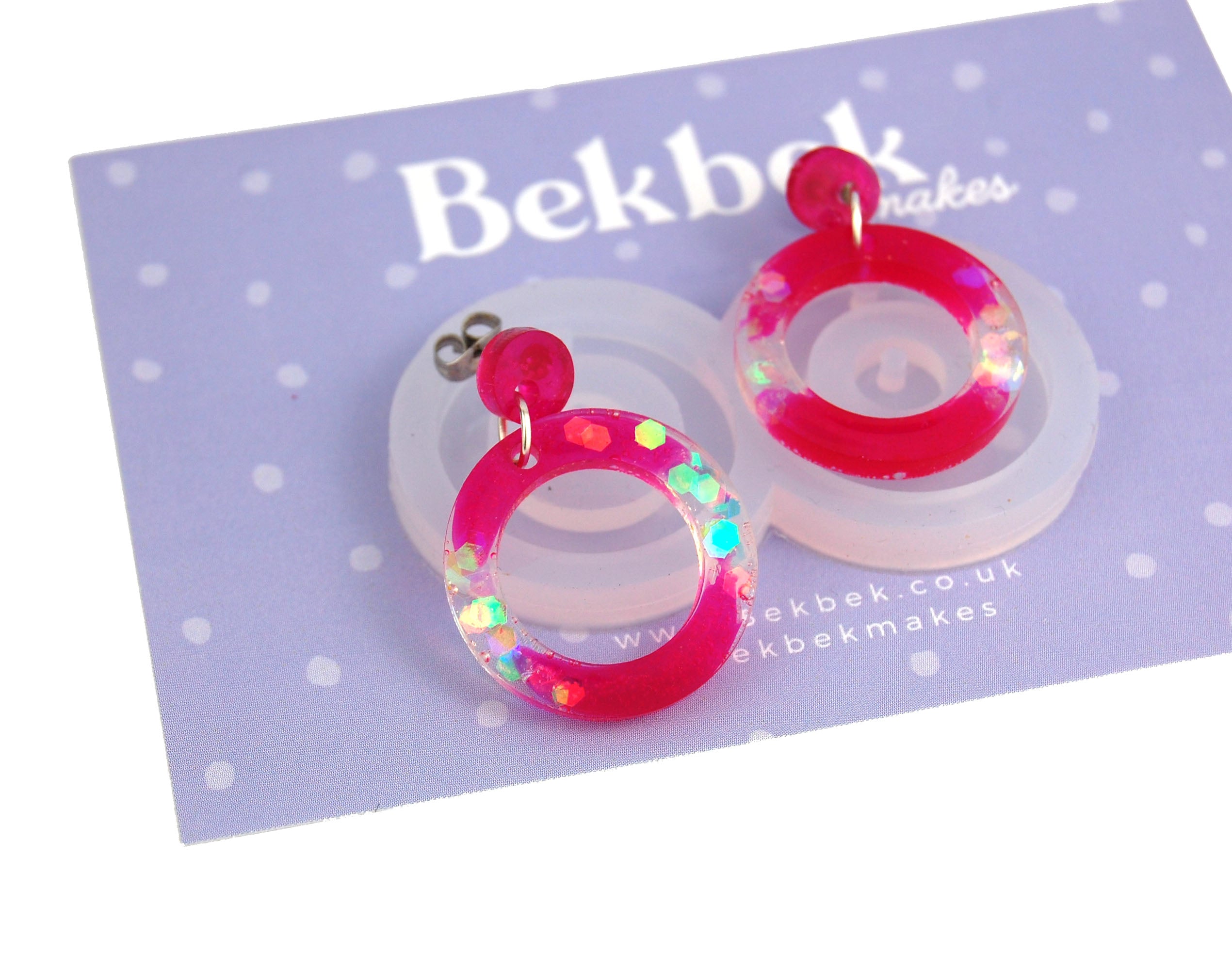 Round Earrings Reusable Silicone Moulds