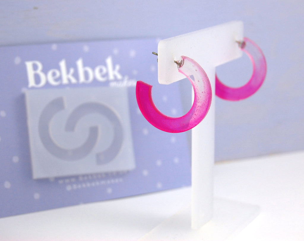 Curved Earrings Reusable Silicone Moulds