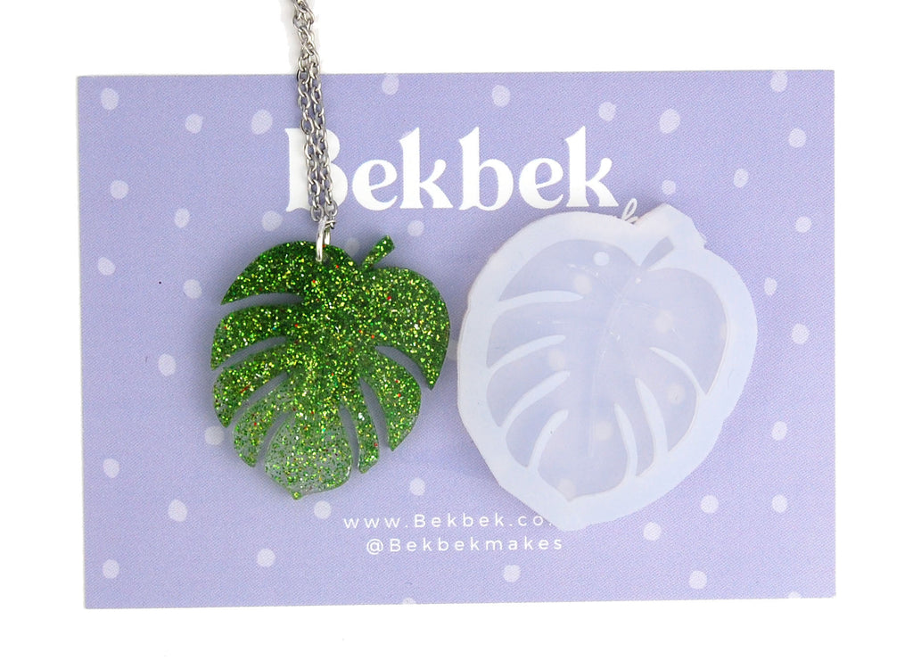 Large Tropical Leaf Reusable Silicone Mould