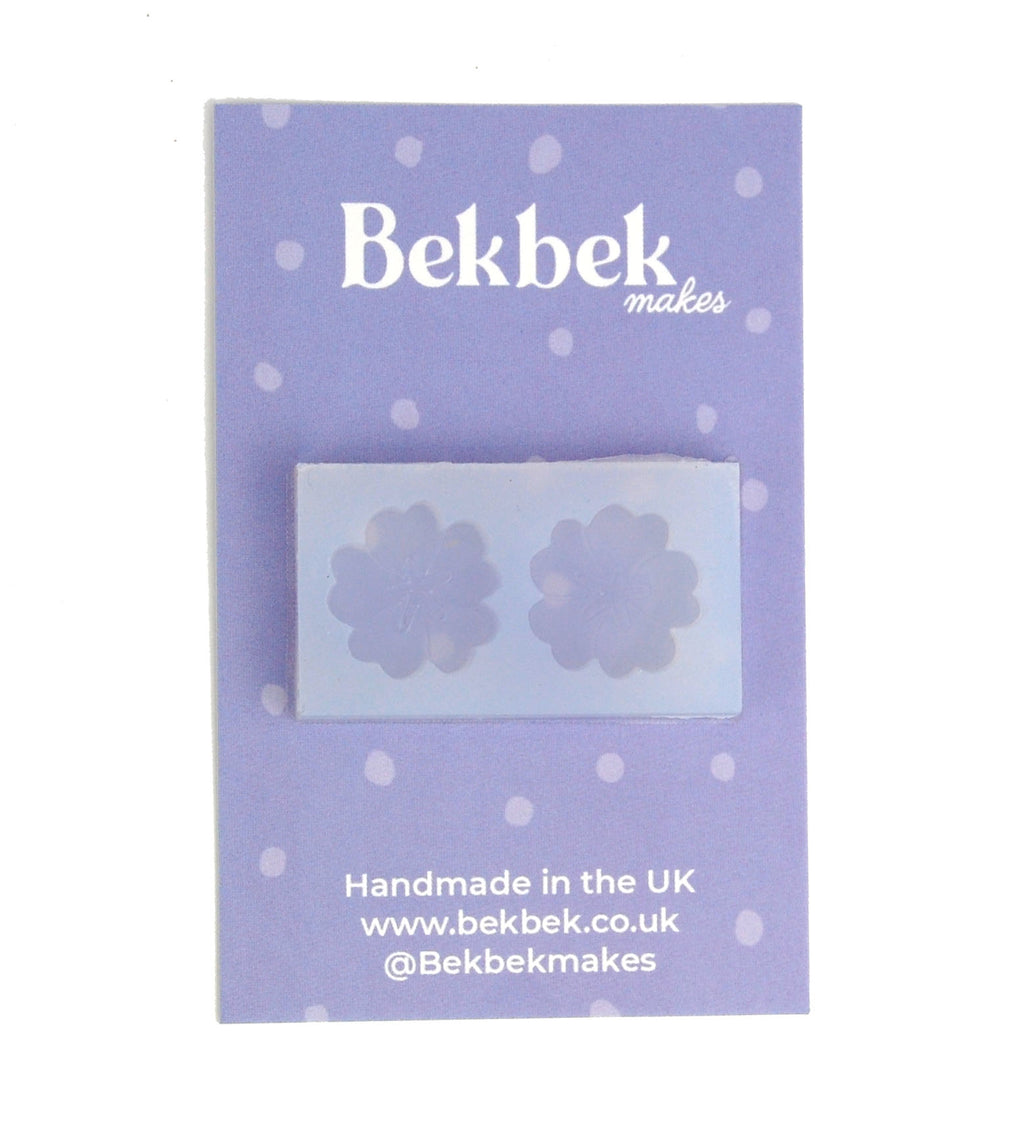 Rounded Flower Earrings Reusable Silicone Mould