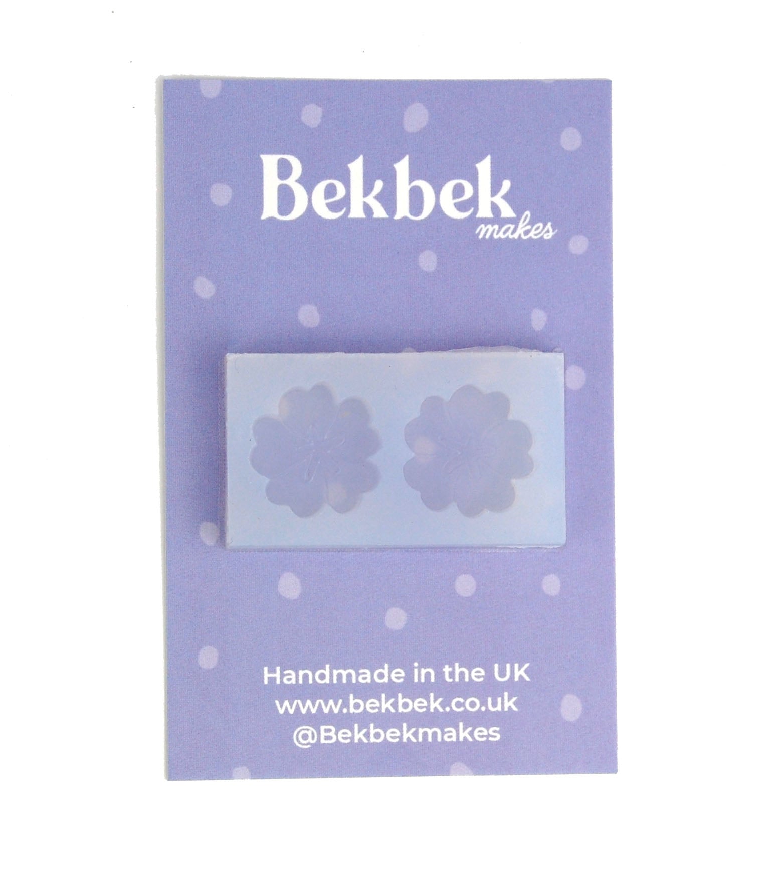 Rounded Flower Earrings Reusable Silicone Mould