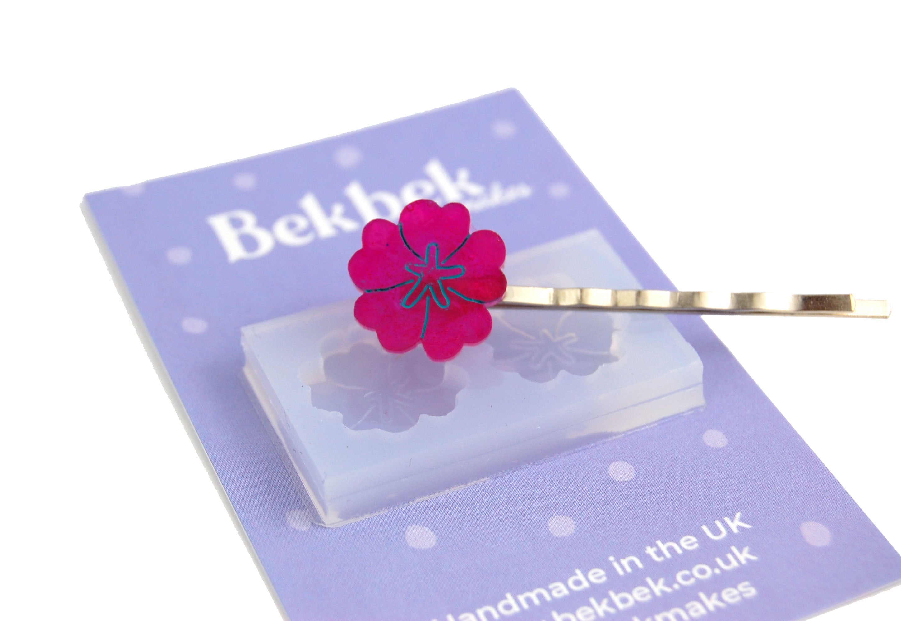 Rounded Flower Earrings Reusable Silicone Mould