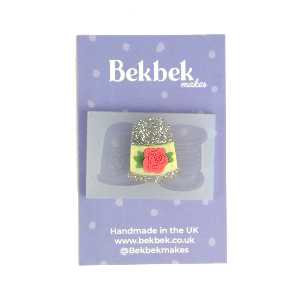 Cotton Reel & Thimble Needle Minder Reusable Silicone Mould
