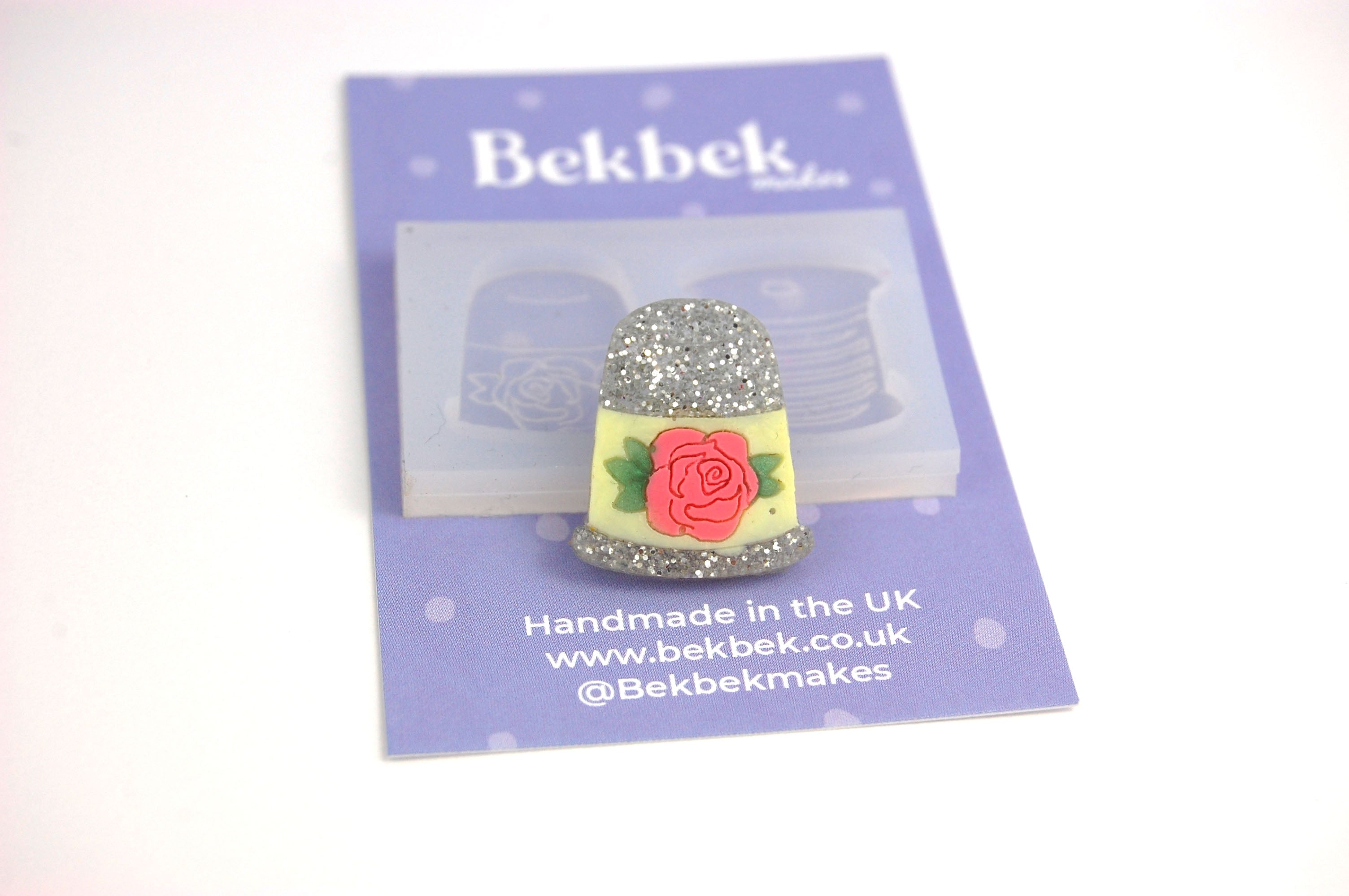 Cotton Reel & Thimble Needle Minder Reusable Silicone Mould