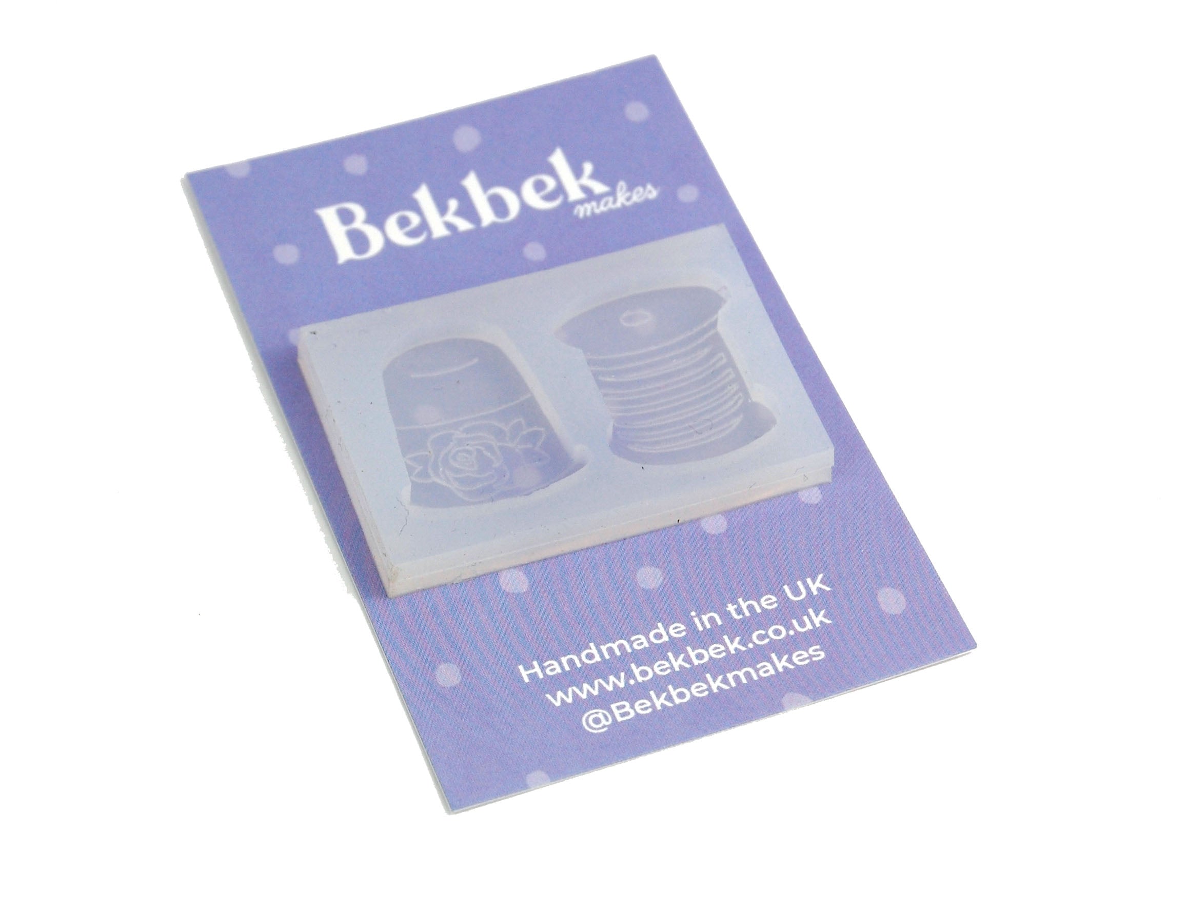 Cotton Reel & Thimble Needle Minder Reusable Silicone Mould