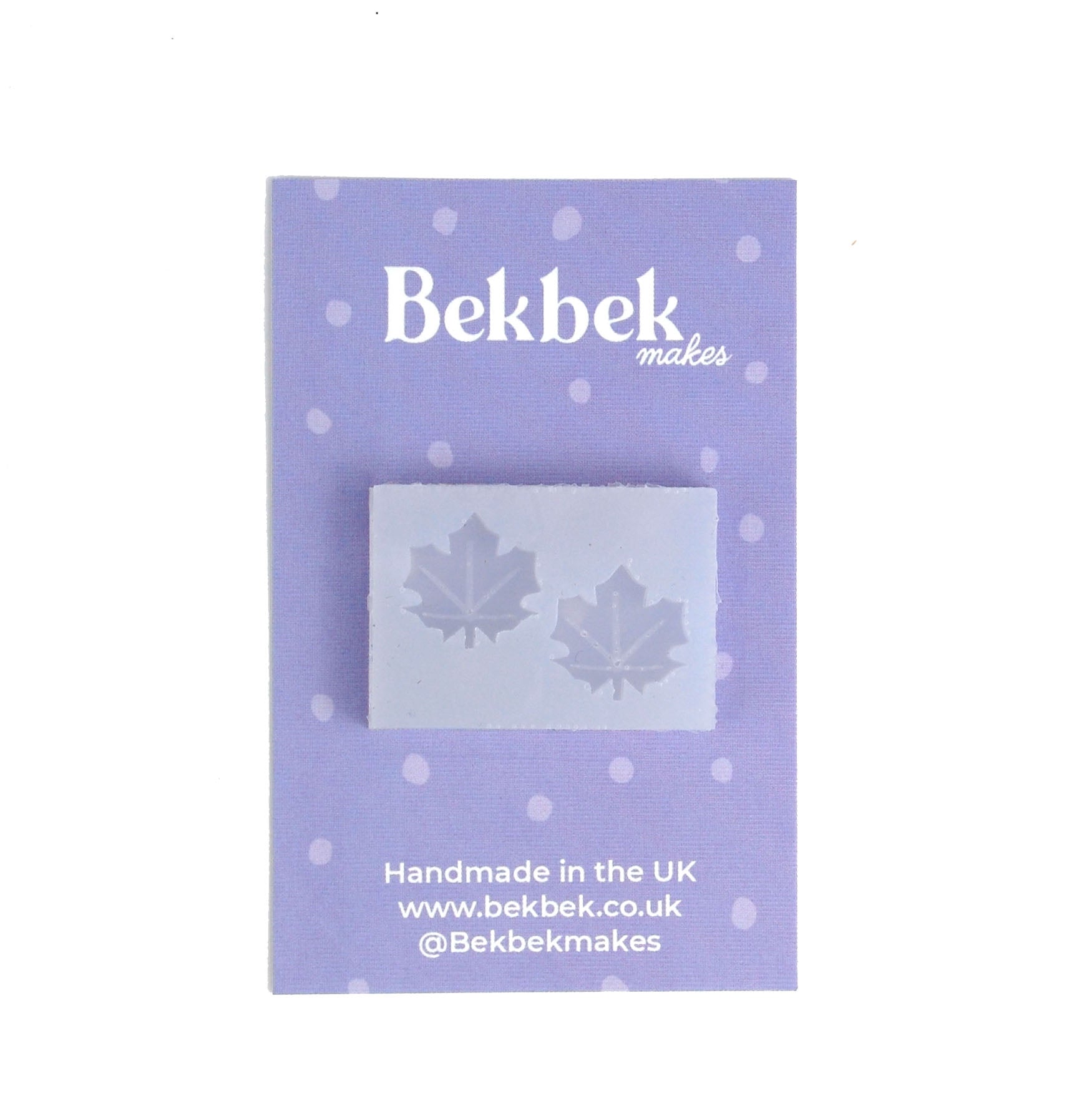Maple Leaf Earrings Reusable Silicone Mould