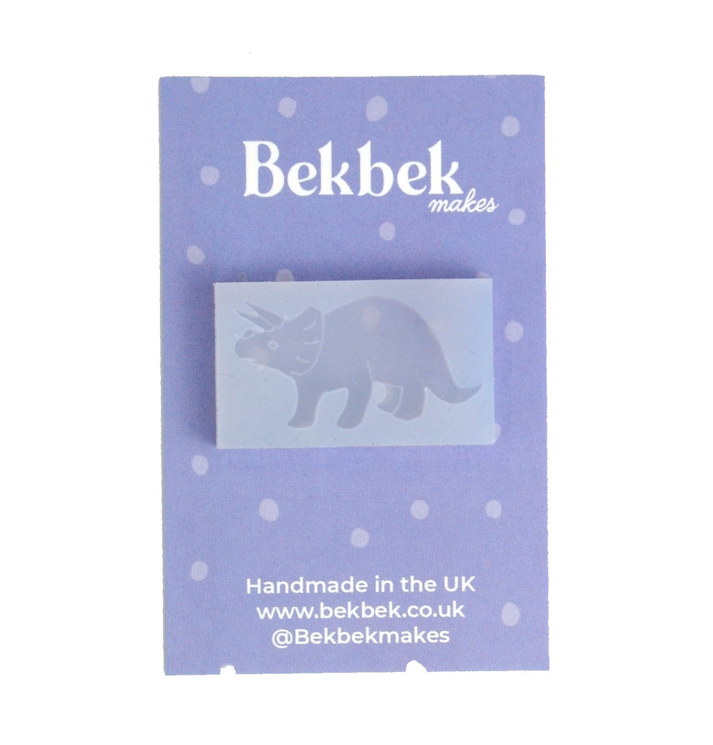 Triceratops Dinosaur Reusable Silicone Mould