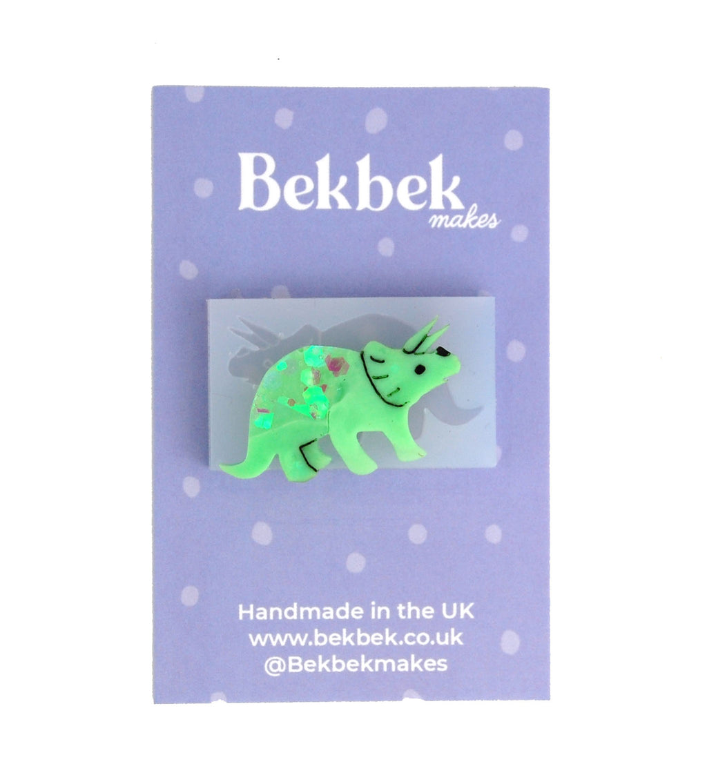 Triceratops Dinosaur Reusable Silicone Mould