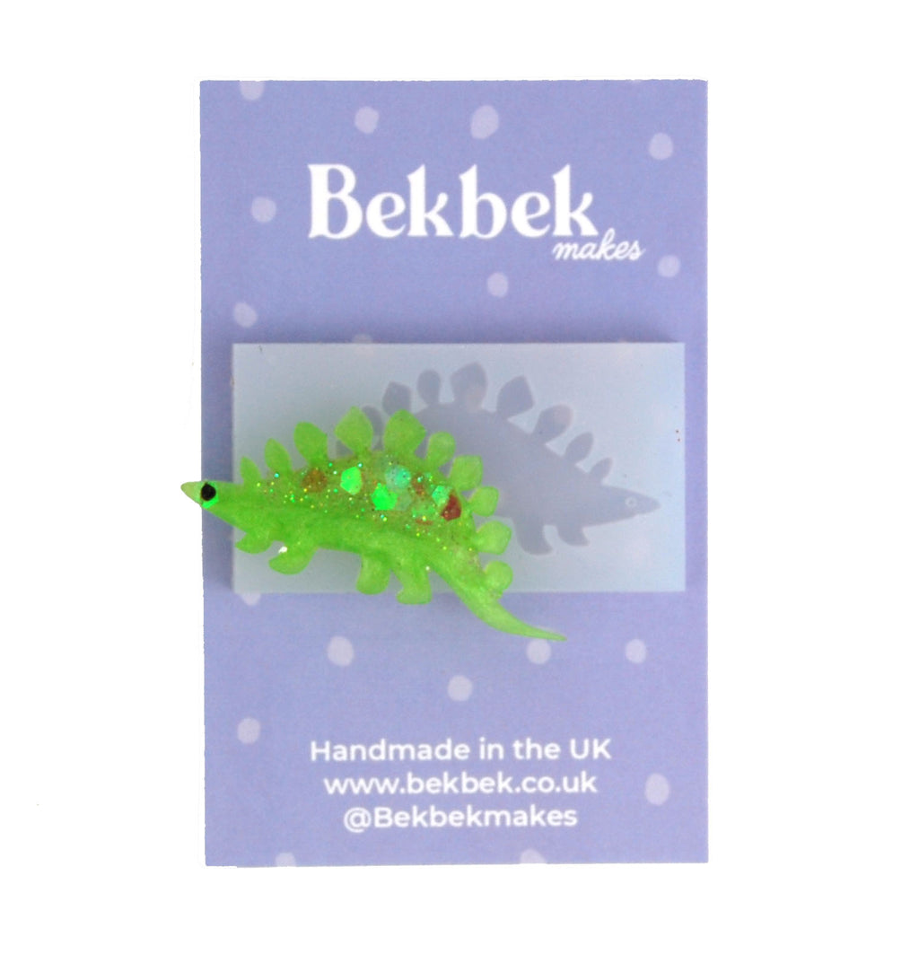 Stegosaurus Dinosaur Reusable Silicone Mould