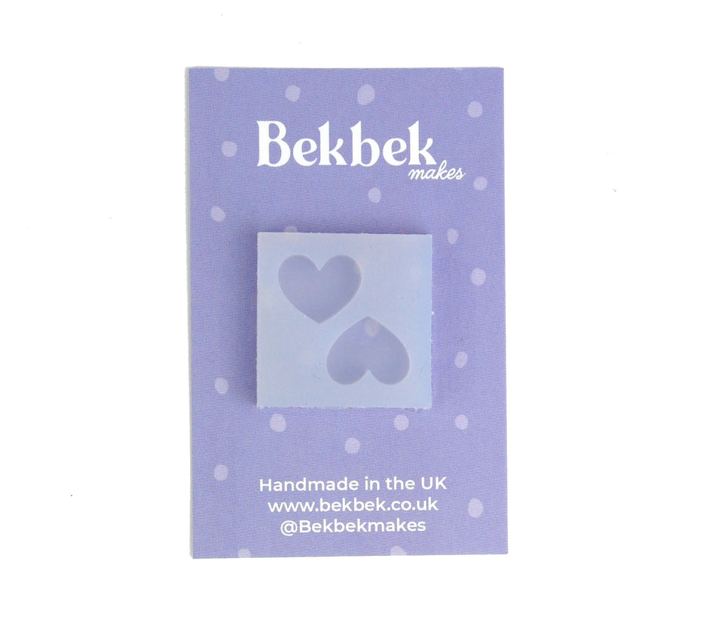 Heart Earrings Reusable Silicone Mould