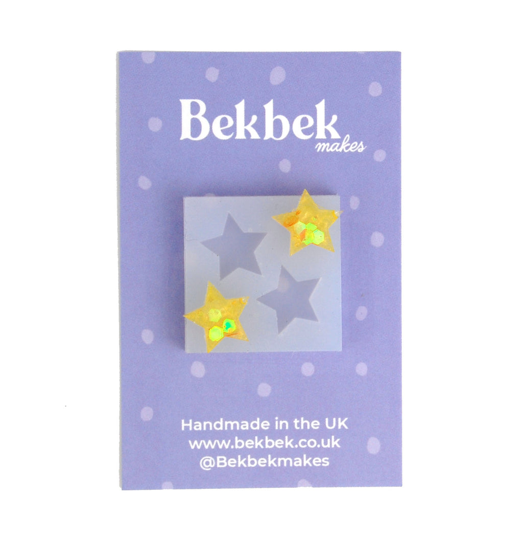Star Earrings Reusable Silicone Mould