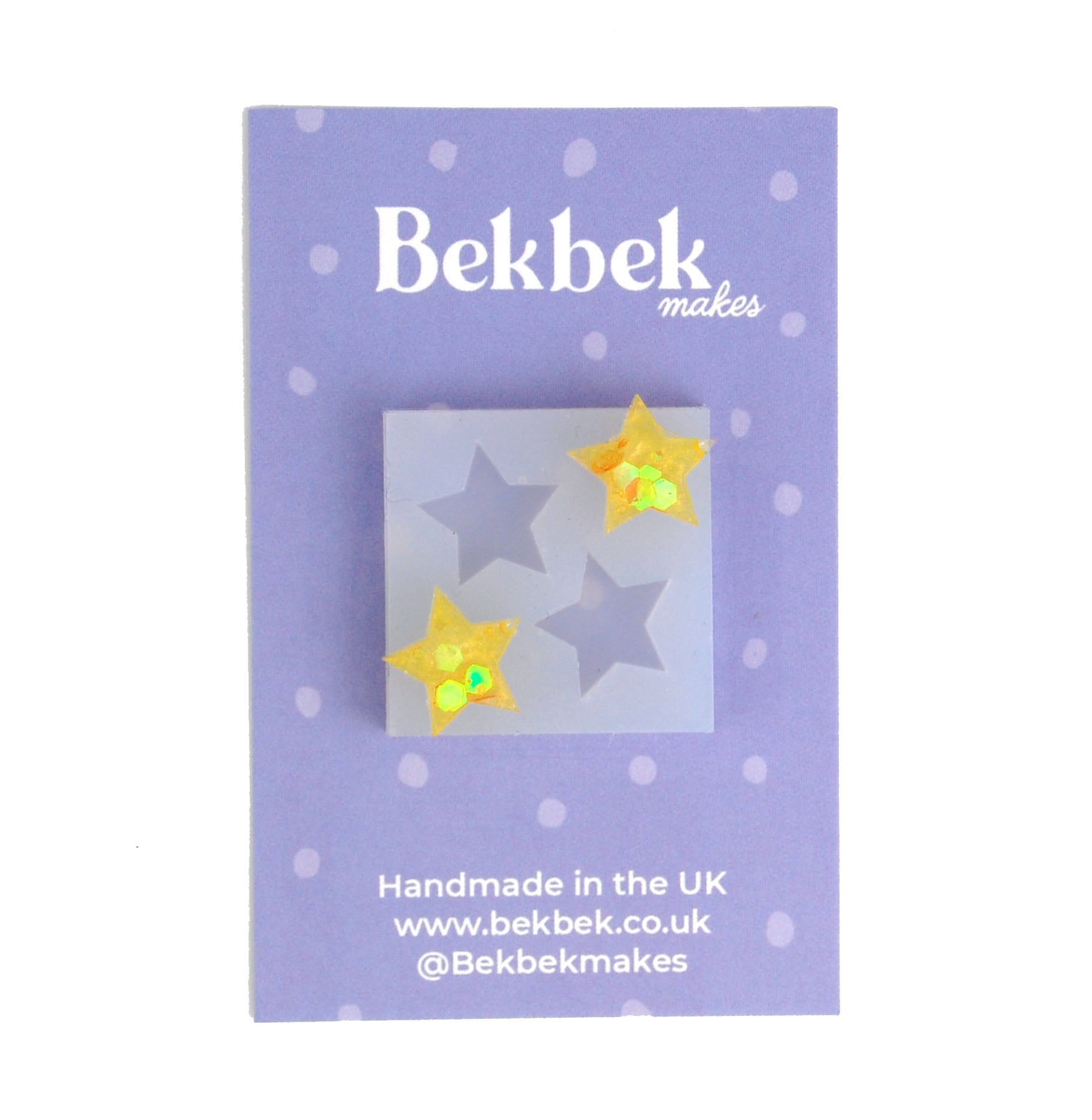 Star Earrings Reusable Silicone Mould