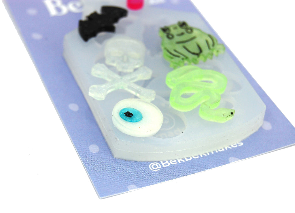 Halloween Embellishments Reusable Silicone Mould