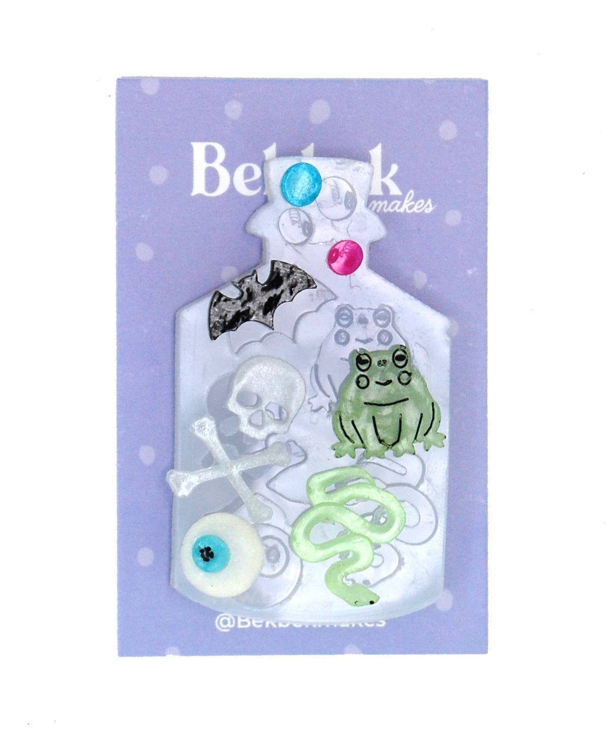 Halloween Embellishments Reusable Silicone Mould
