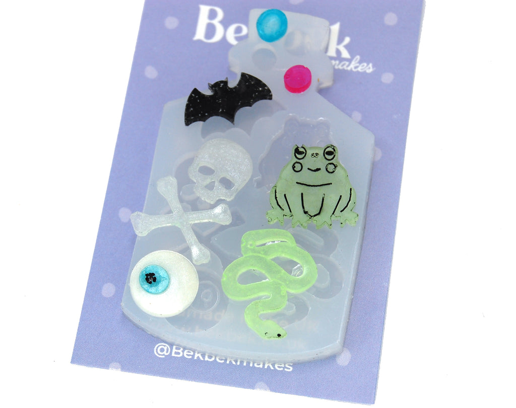 Halloween Embellishments Reusable Silicone Mould