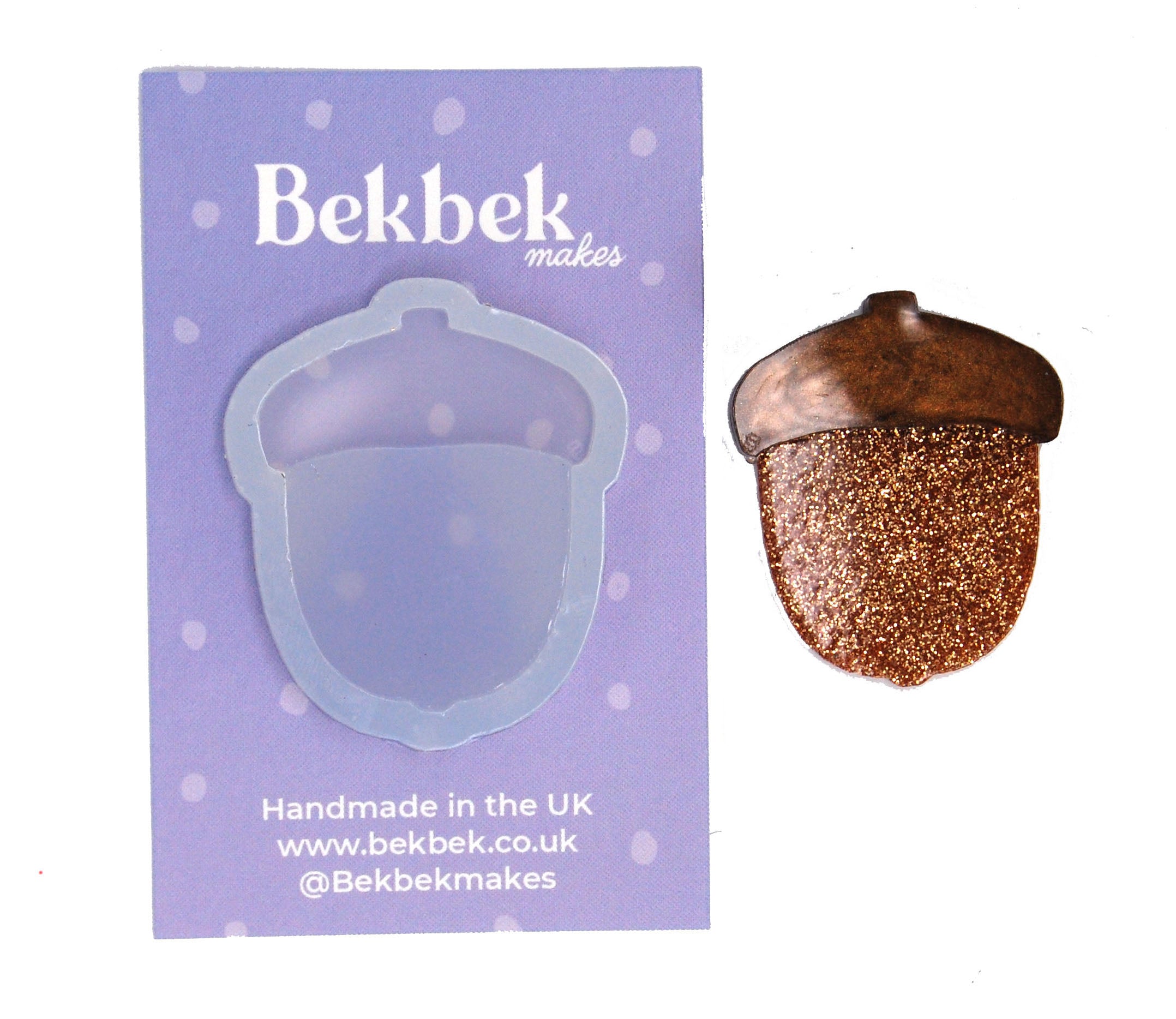 Acorns Reusable Silicone Moulds - Small, Medium, Large.