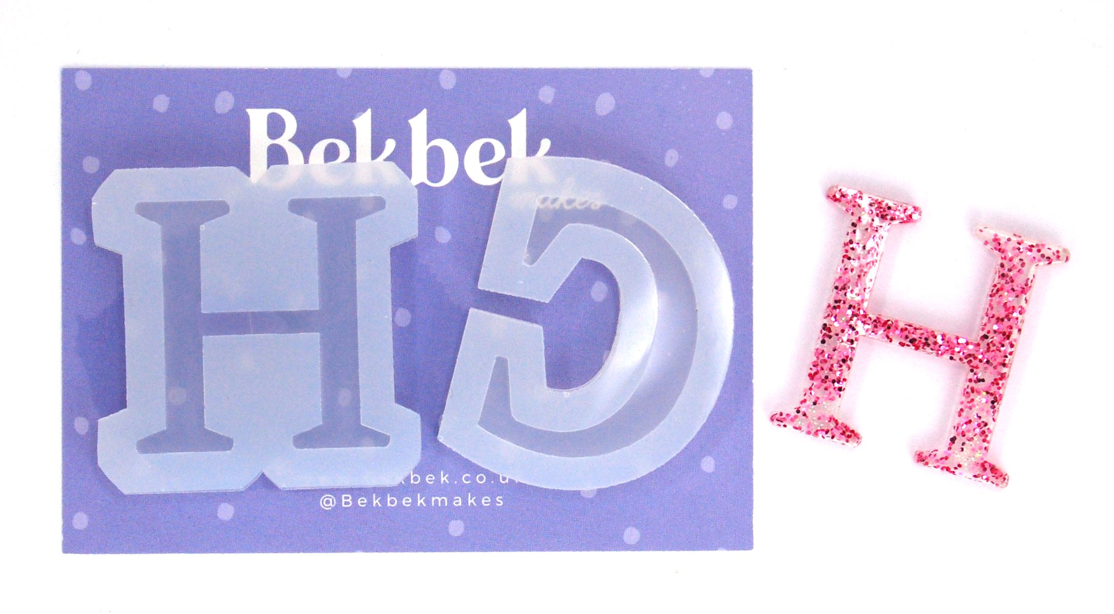 Alphabet Reusable Silicone Moulds (Decorative, No Hole)