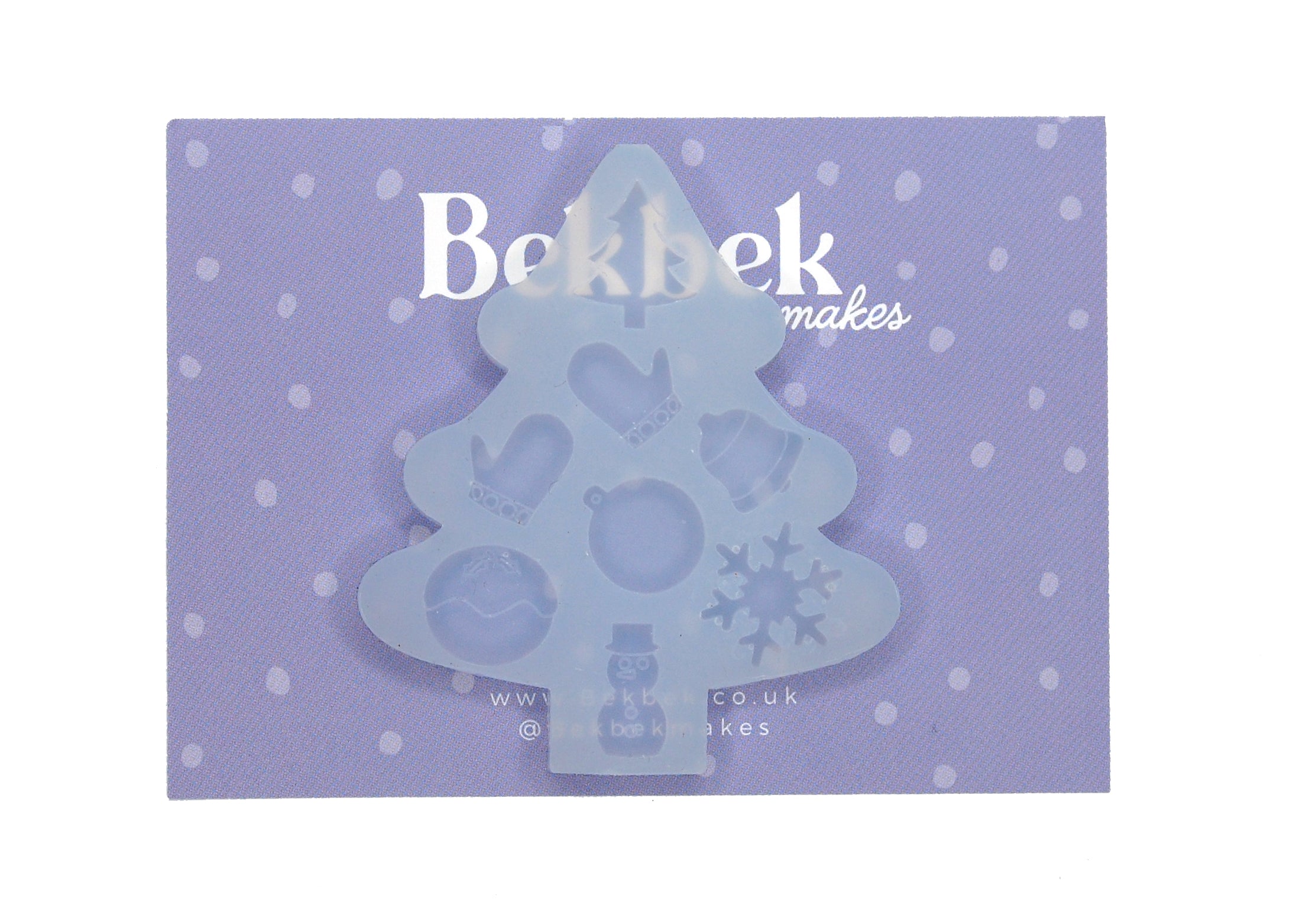 Christmas Embellishments Reusable Silicone Mould