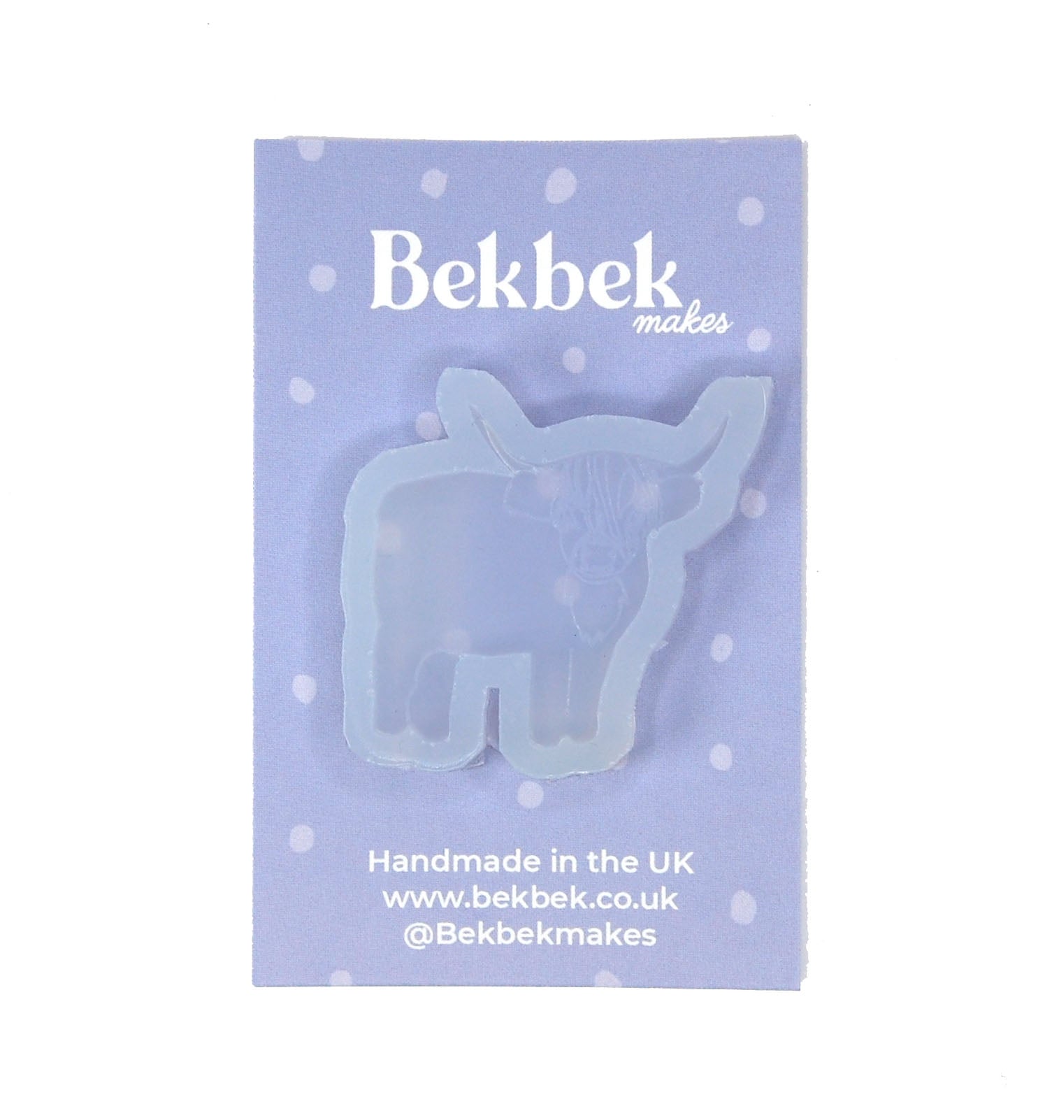 Highland Cow Standing Reusable Silicone Mould