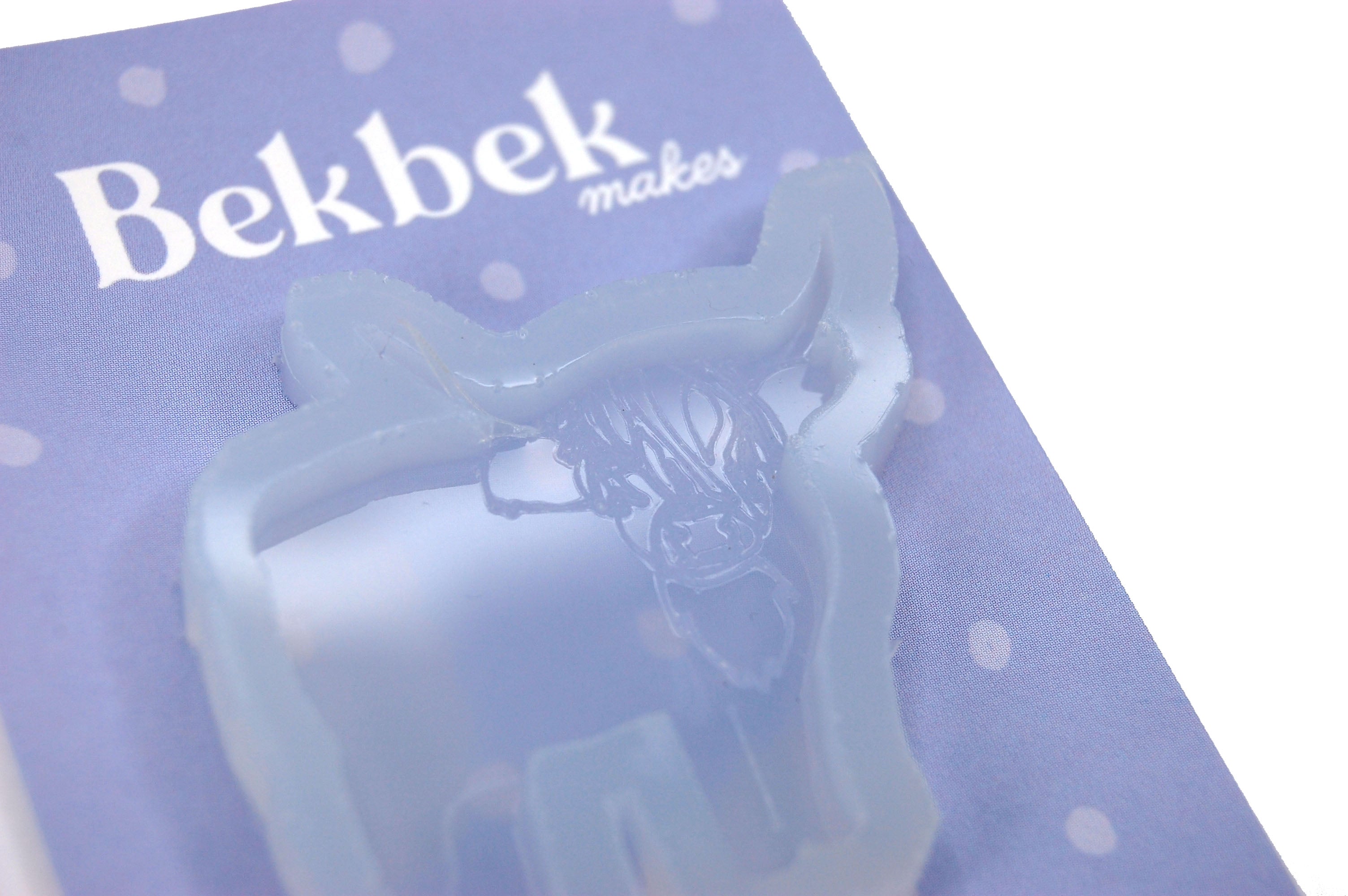 Highland Cow Standing Reusable Silicone Mould