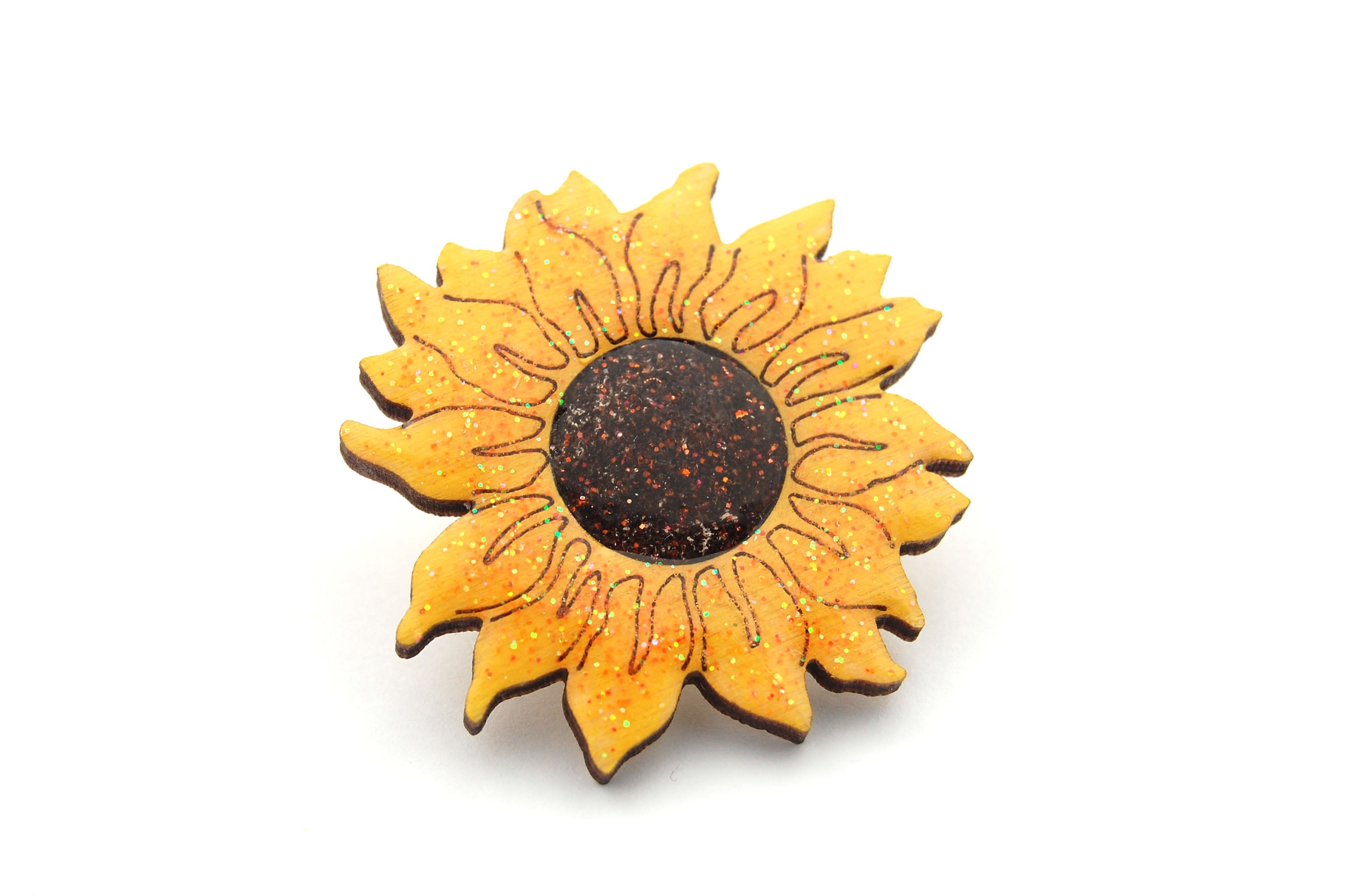 Sunflower Brooch