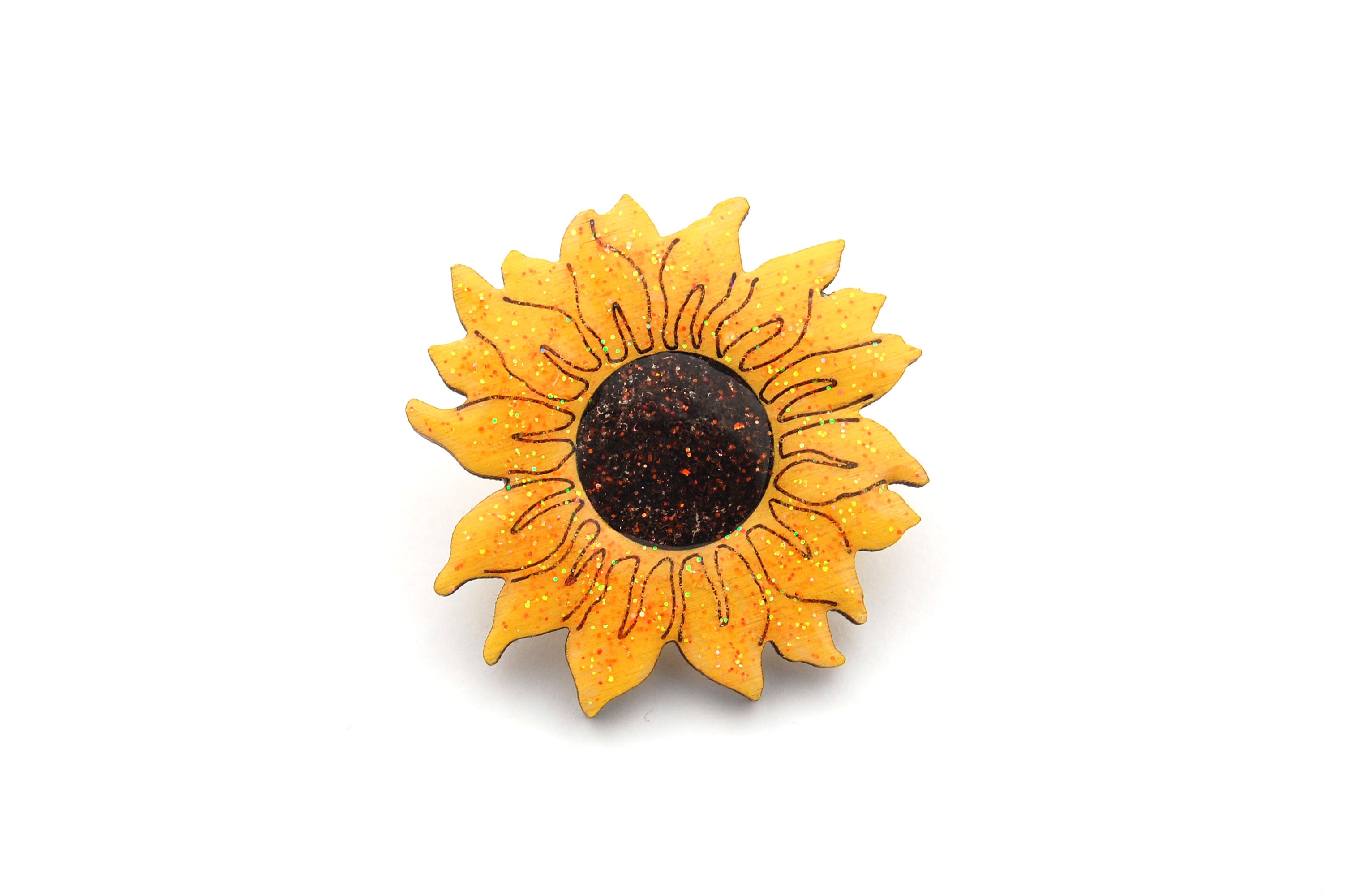 Sunflower Brooch