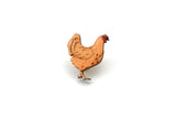 Hen Chicken Pin Badge