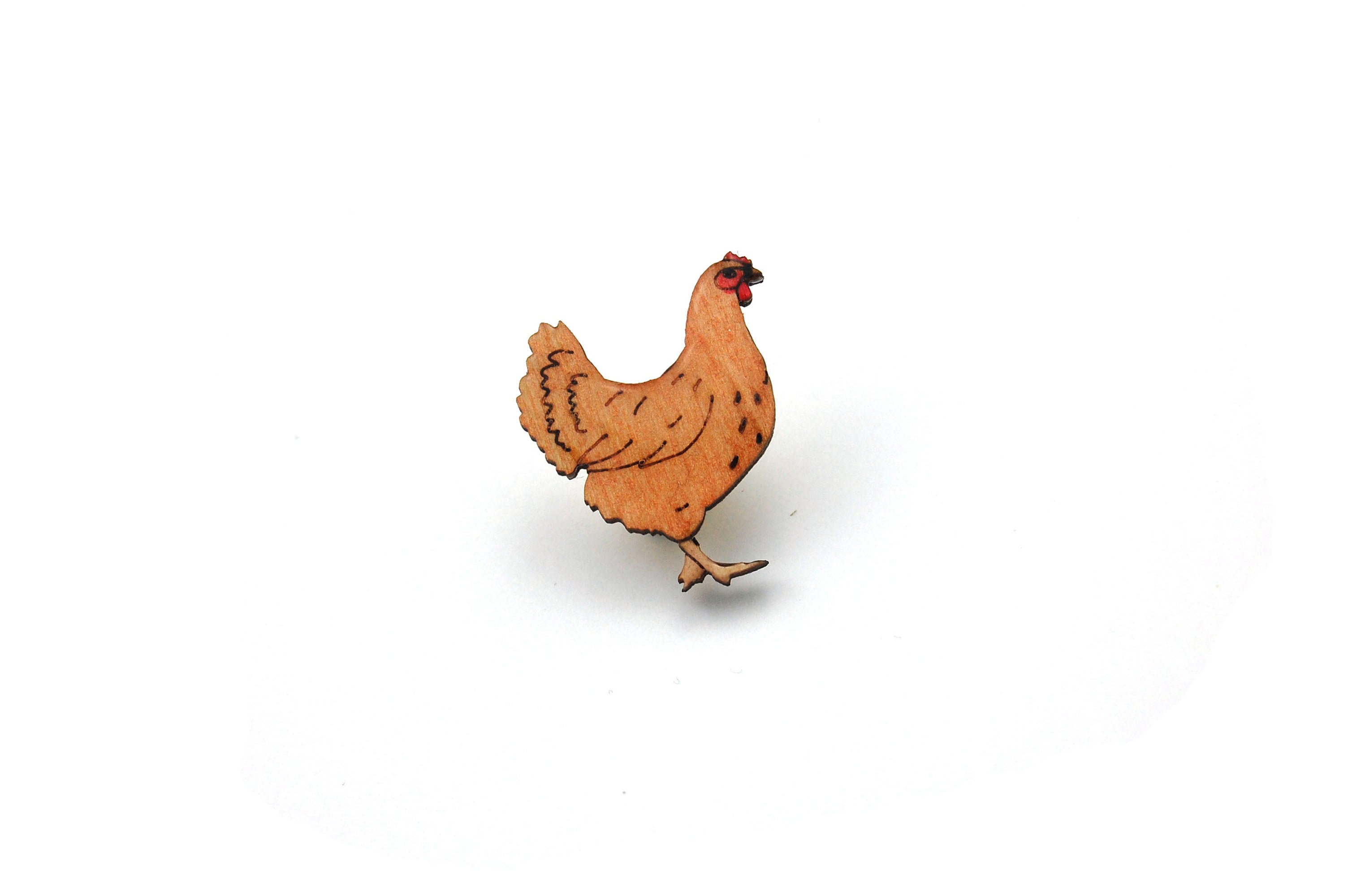 Hen Chicken Pin Badge