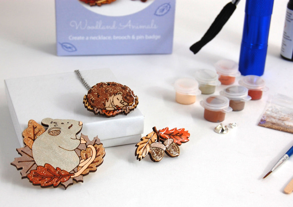 UV Resin Starter Kit  -  Woodland Animals