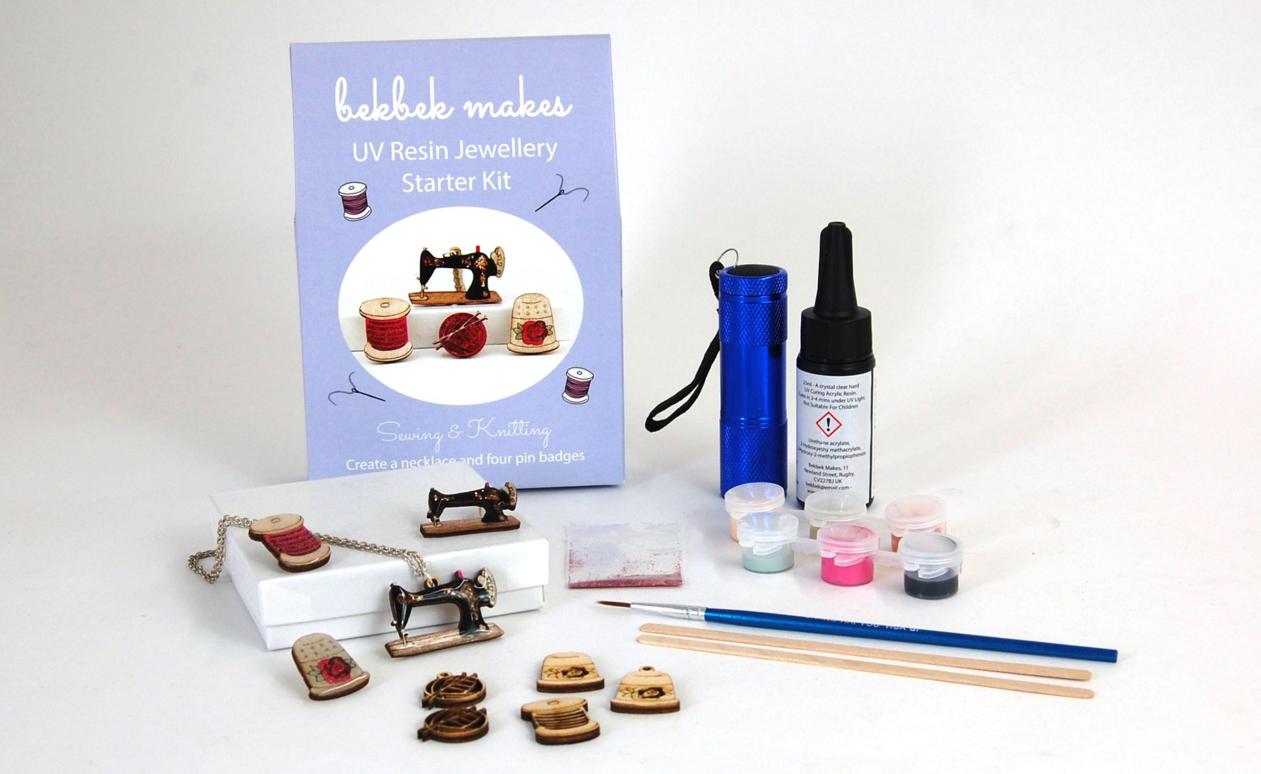UV Resin Starter Kit  -  Sewing & Knitting