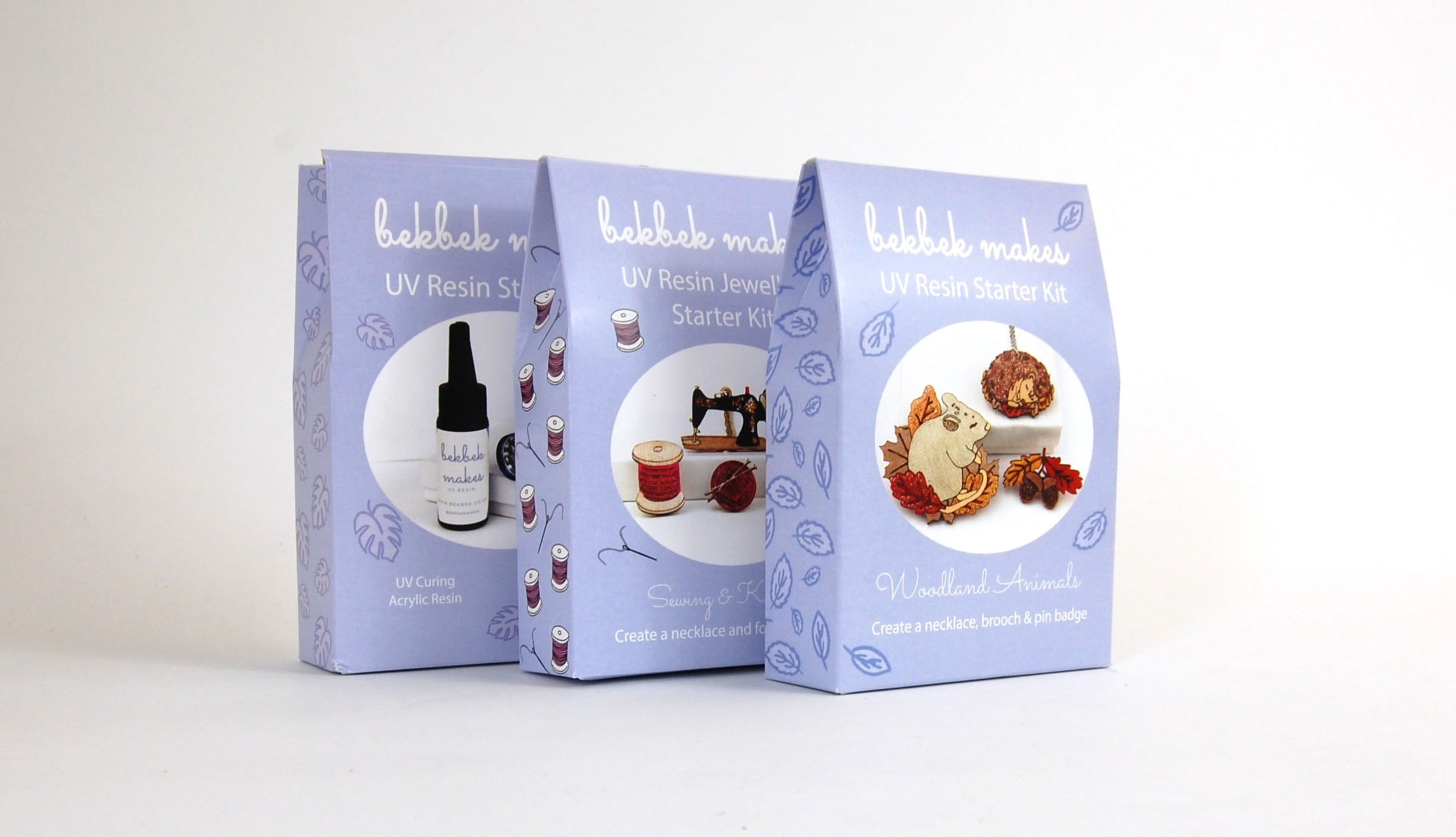 UV Resin Starter Kit  -  Woodland Animals
