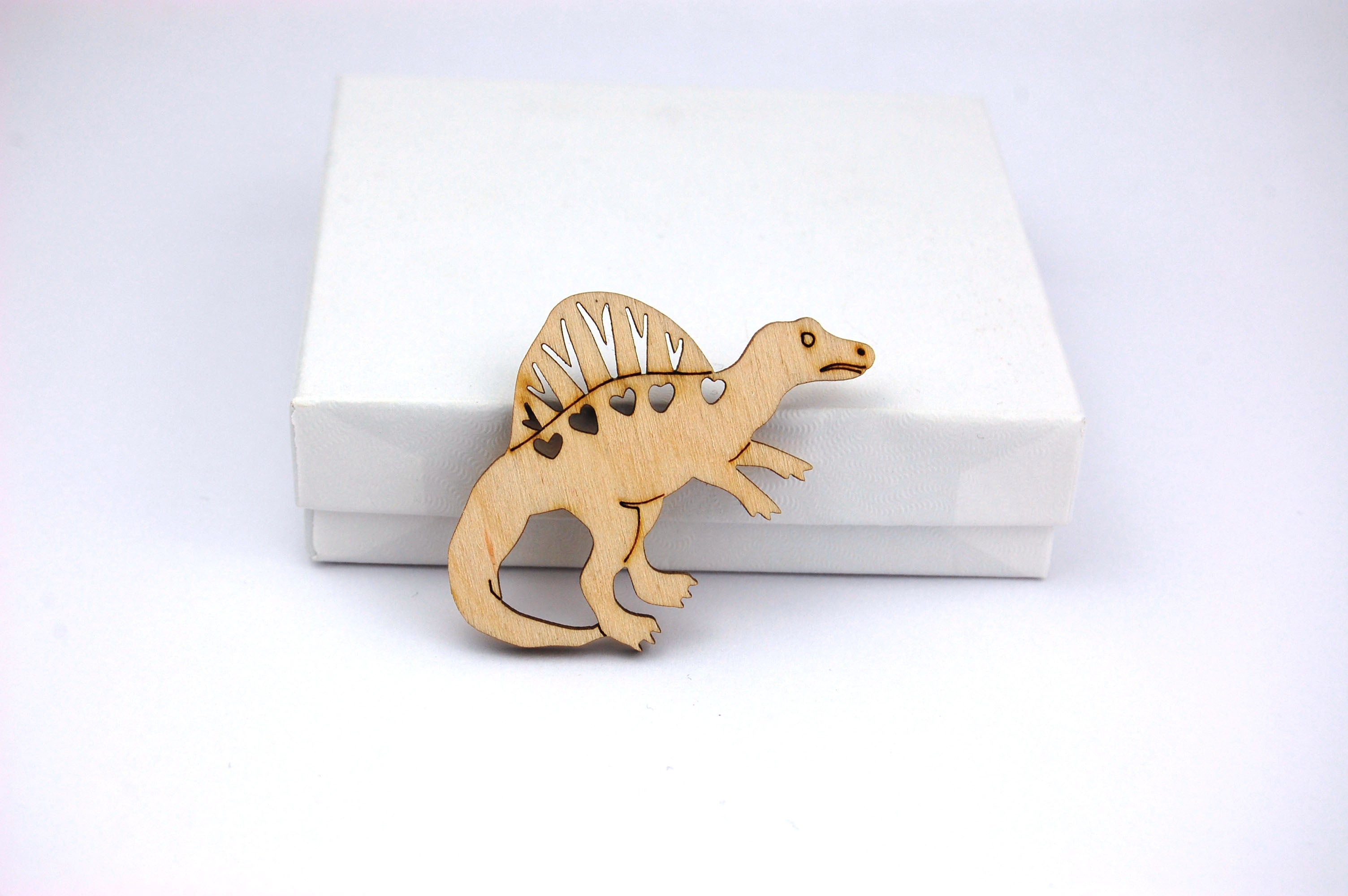 Dinosaur Wooden Shapes - 2 x Spinosaurus