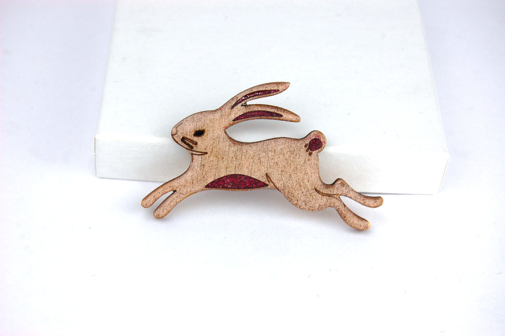 Running Hare Wooden Shapes